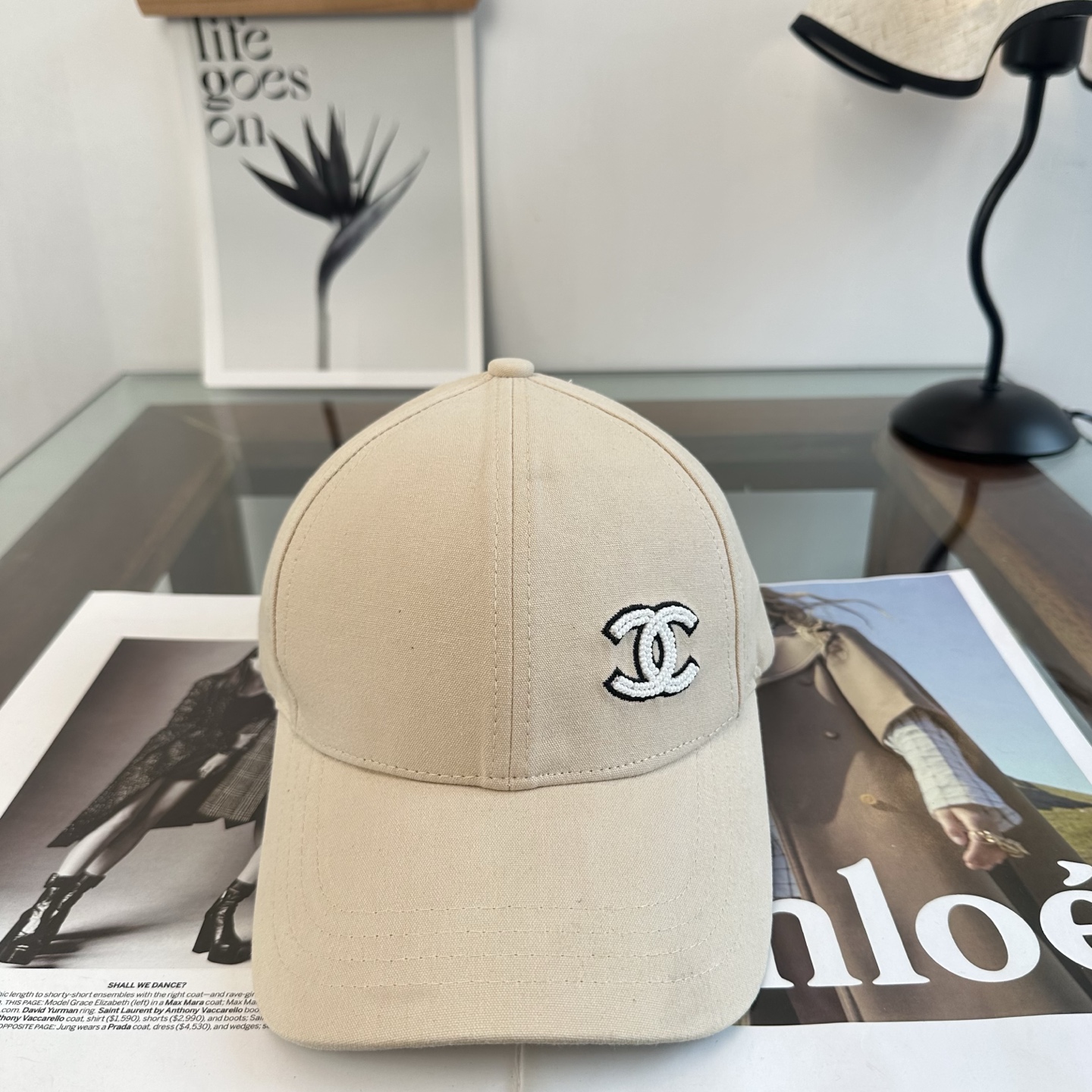 CHANEL香奈儿 新款简约logo棒球帽，新款出货，大牌款超好搭配，赶紧入手！