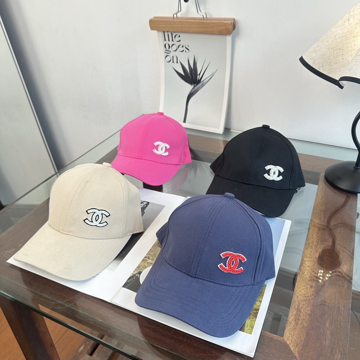CHANEL香奈儿 新款简约logo棒球帽，新款出货，大牌款超好搭配，赶紧入手！