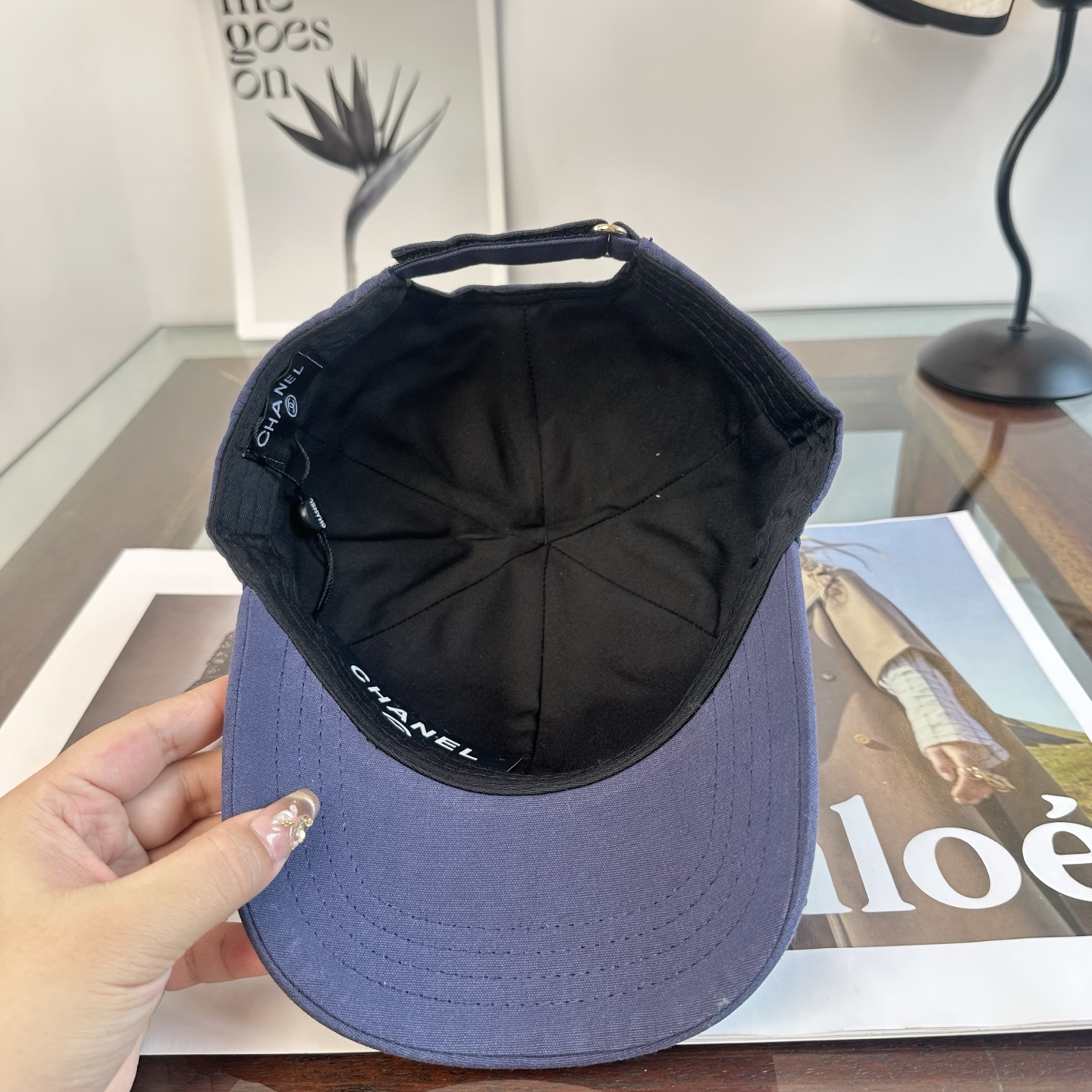 CHANEL香奈儿 新款简约logo棒球帽，新款出货，大牌款超好搭配，赶紧入手！