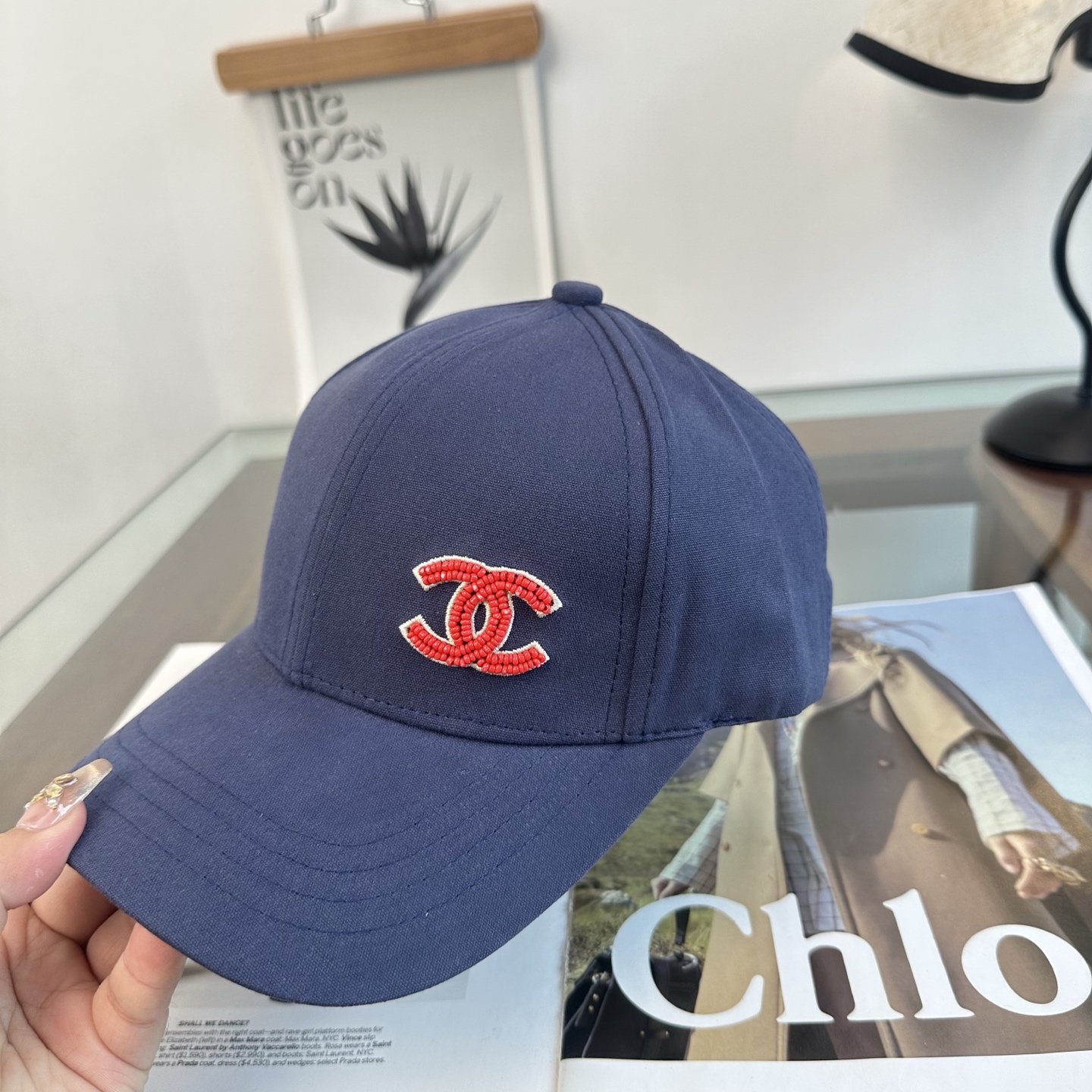 CHANEL香奈儿 新款简约logo棒球帽，新款出货，大牌款超好搭配，赶紧入手！