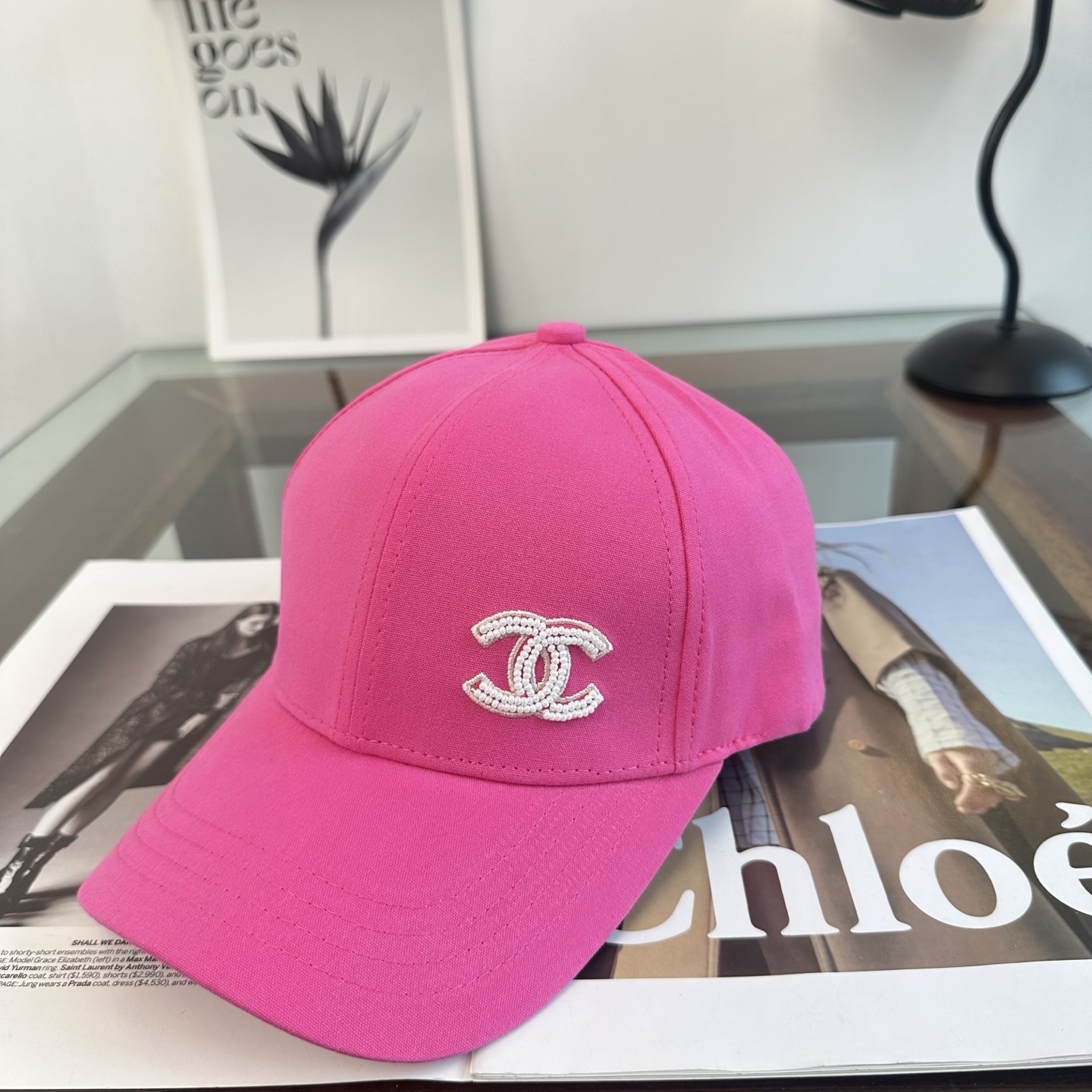 CHANEL香奈儿 新款简约logo棒球帽，新款出货，大牌款超好搭配，赶紧入手！