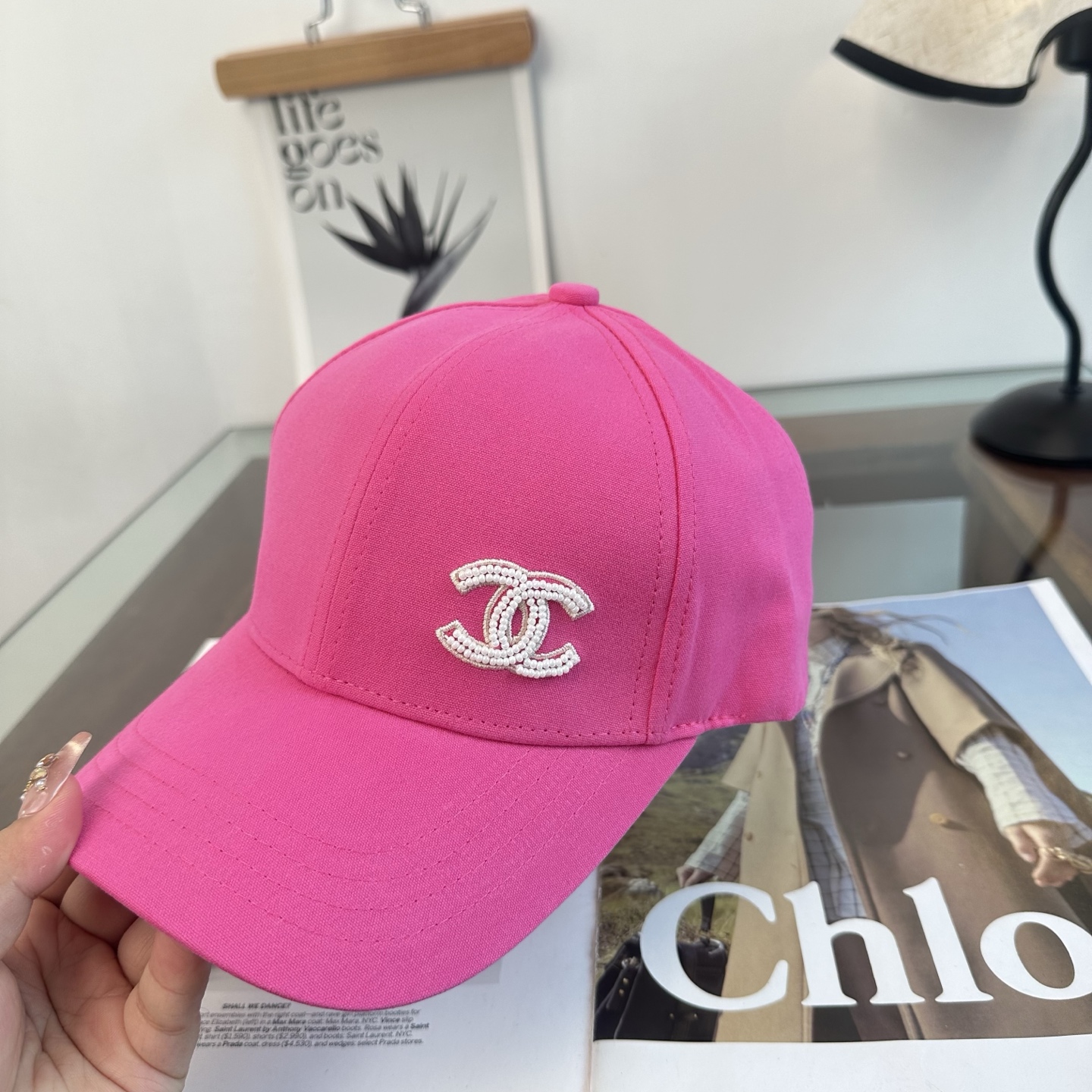 CHANEL香奈儿 新款简约logo棒球帽，新款出货，大牌款超好搭配，赶紧入手！