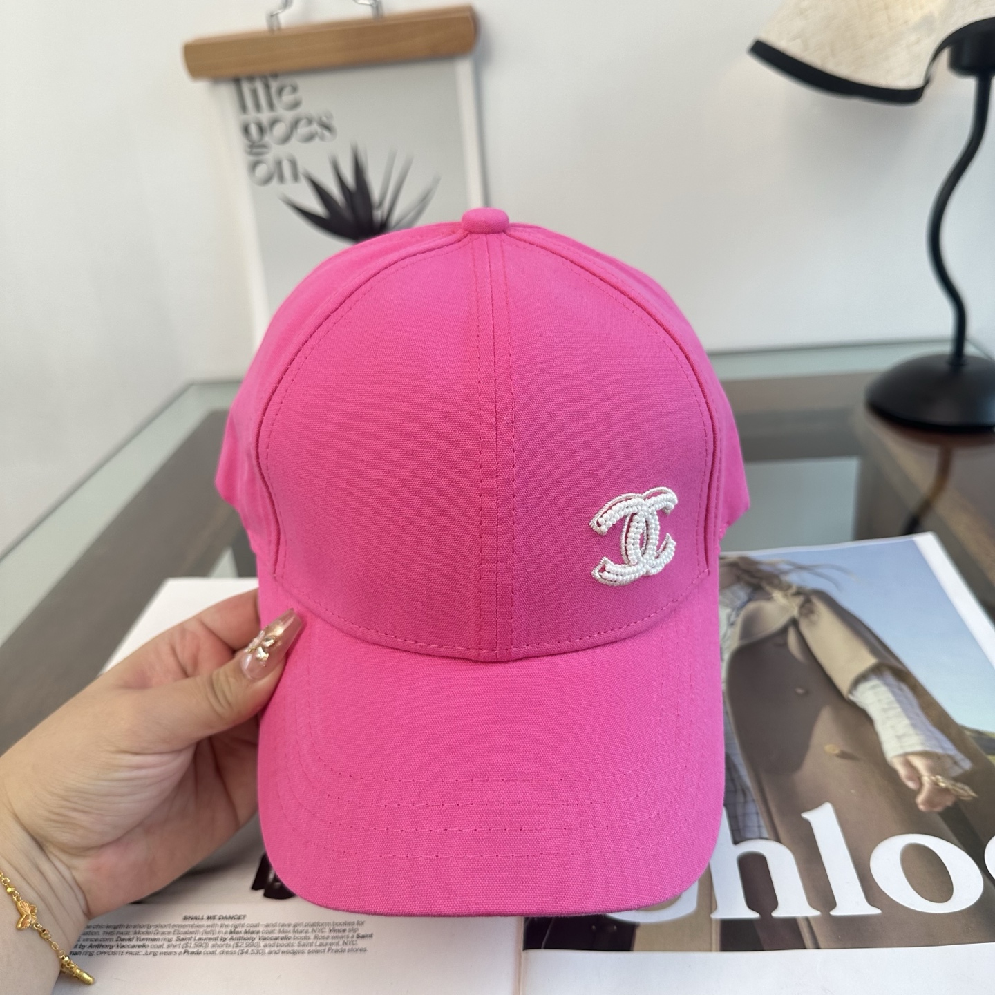 CHANEL香奈儿 新款简约logo棒球帽，新款出货，大牌款超好搭配，赶紧入手！