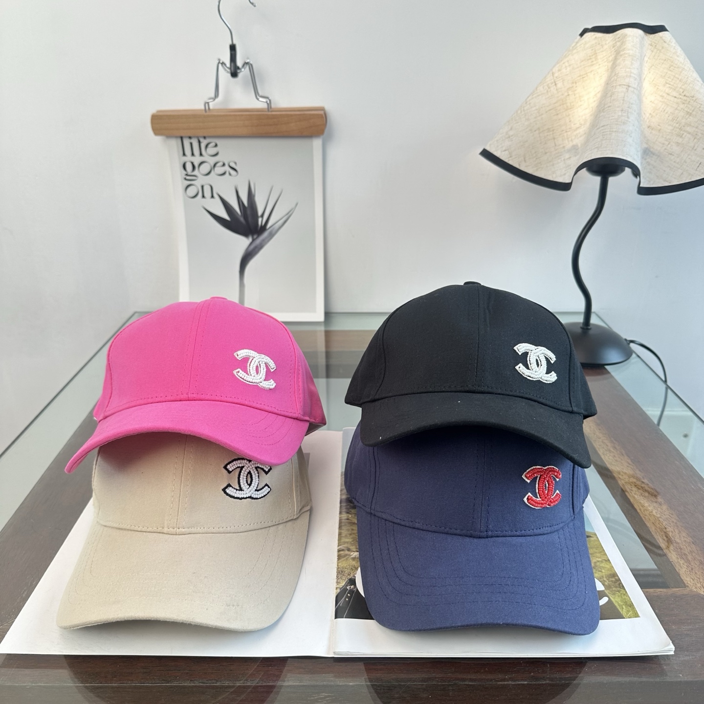 CHANEL香奈儿 新款简约logo棒球帽，新款出货，大牌款超好搭配，赶紧入手！