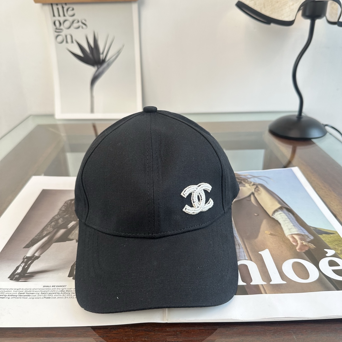 CHANEL香奈儿 新款简约logo棒球帽，新款出货，大牌款超好搭配，赶紧入手！