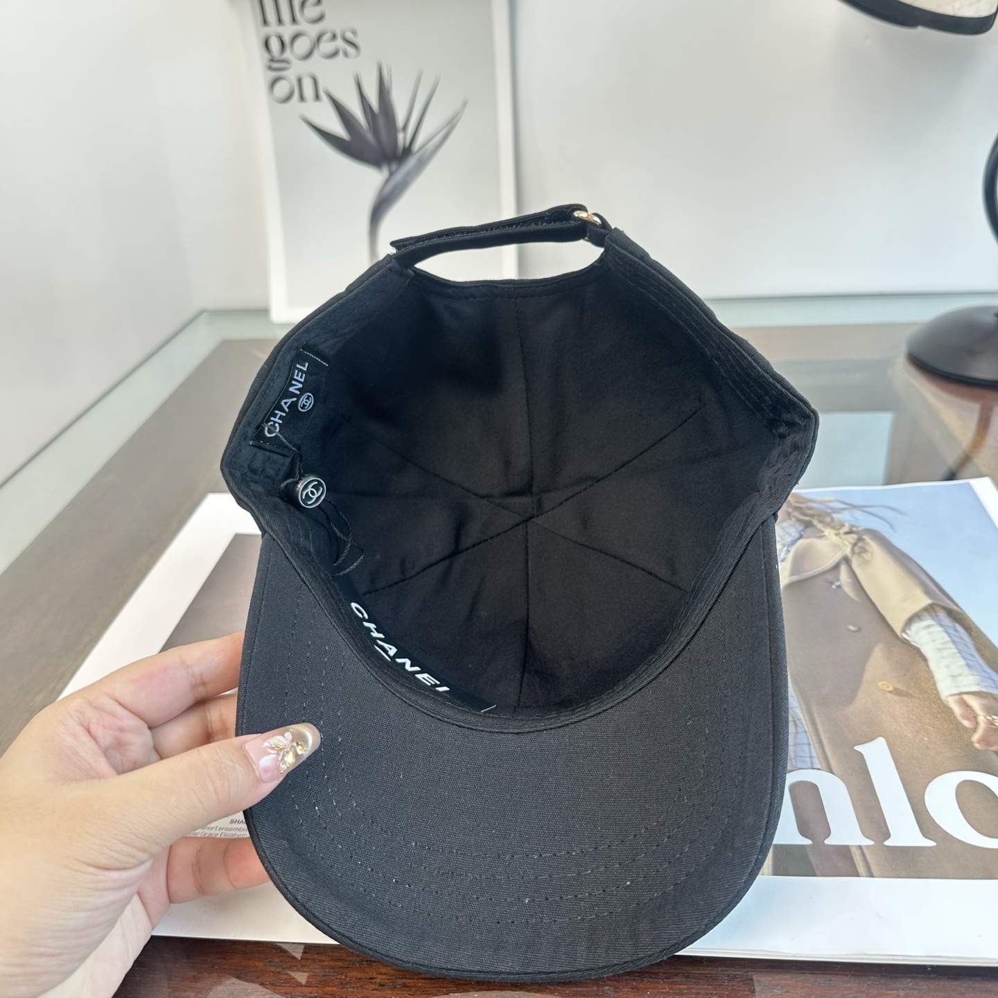 CHANEL香奈儿 新款简约logo棒球帽，新款出货，大牌款超好搭配，赶紧入手！