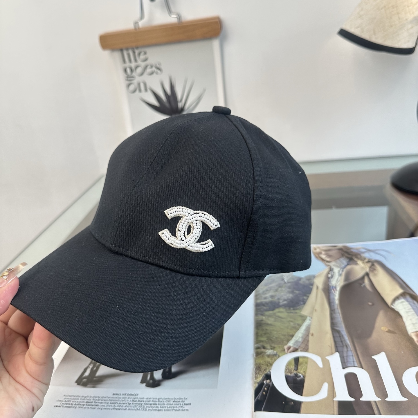 CHANEL香奈儿 新款简约logo棒球帽，新款出货，大牌款超好搭配，赶紧入手！