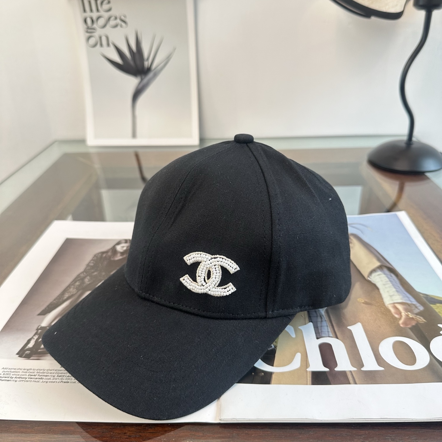 CHANEL香奈儿 新款简约logo棒球帽，新款出货，大牌款超好搭配，赶紧入手！