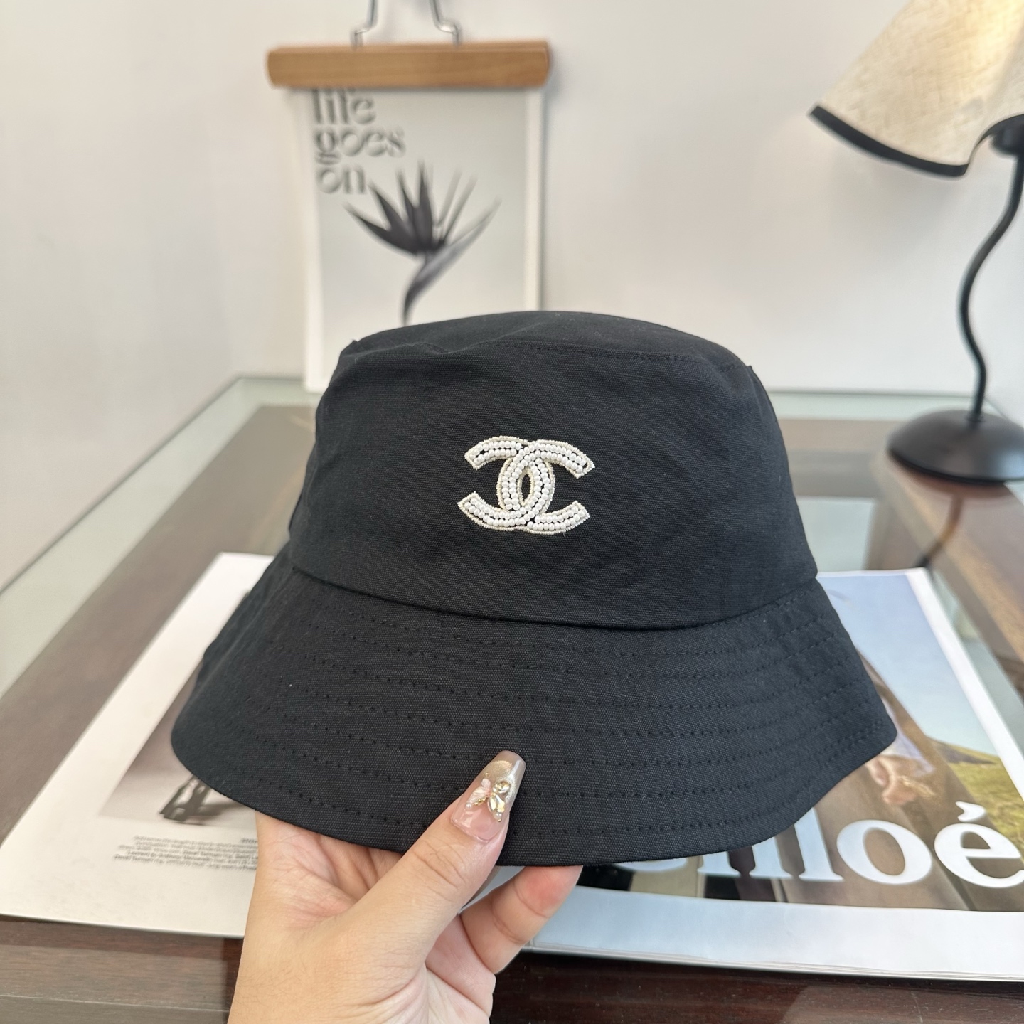 CHANEL香奈儿 2026新款可遮阳帽女透气渔夫帽度假旅游拍照时尚搭子
