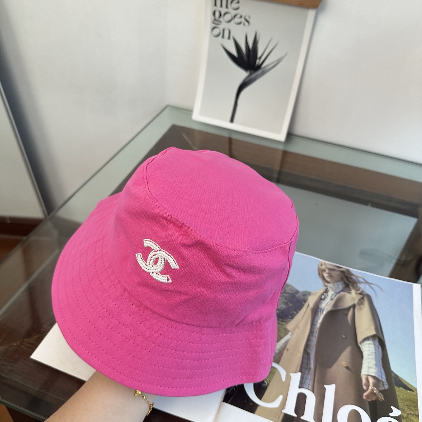 CHANEL香奈儿 2026新款可遮阳帽女透气渔夫帽度假旅游拍照时尚搭子
