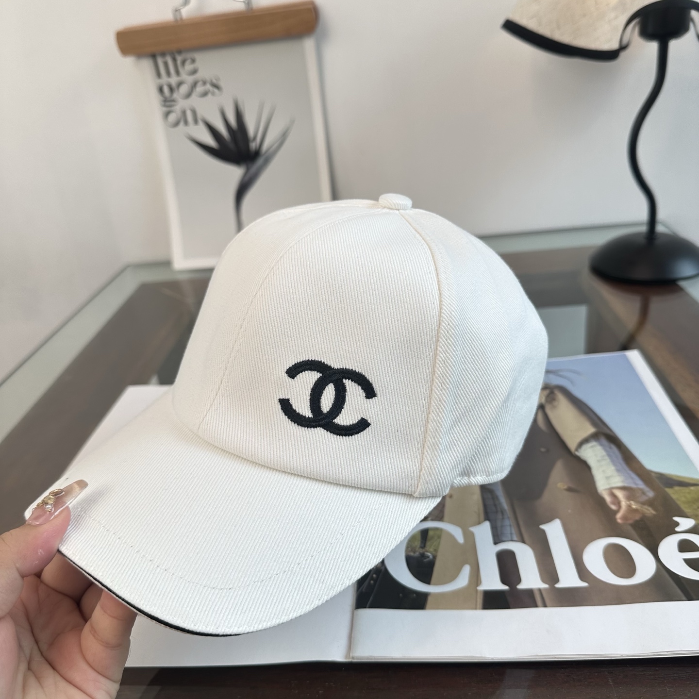 CHANEL香奈儿 新款简约logo棒球帽，新款出货，大牌款超好搭配，赶紧入手！