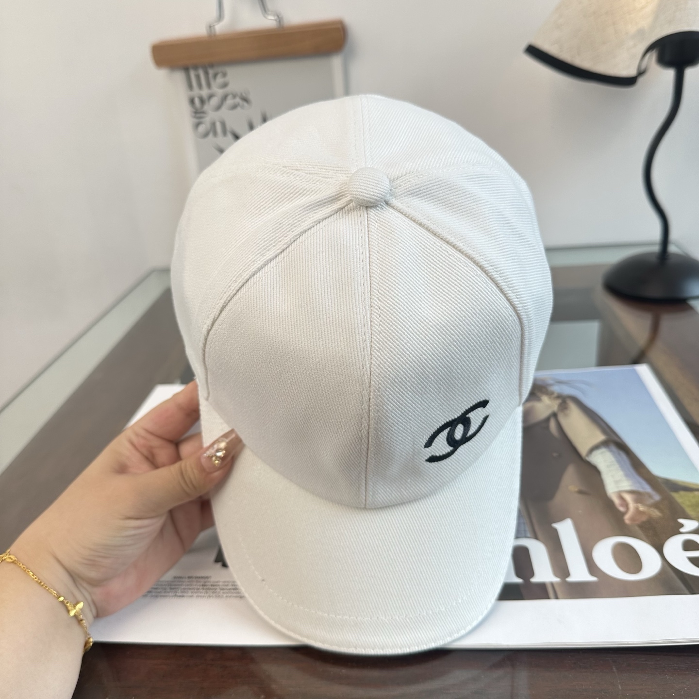 CHANEL香奈儿 新款简约logo棒球帽，新款出货，大牌款超好搭配，赶紧入手！