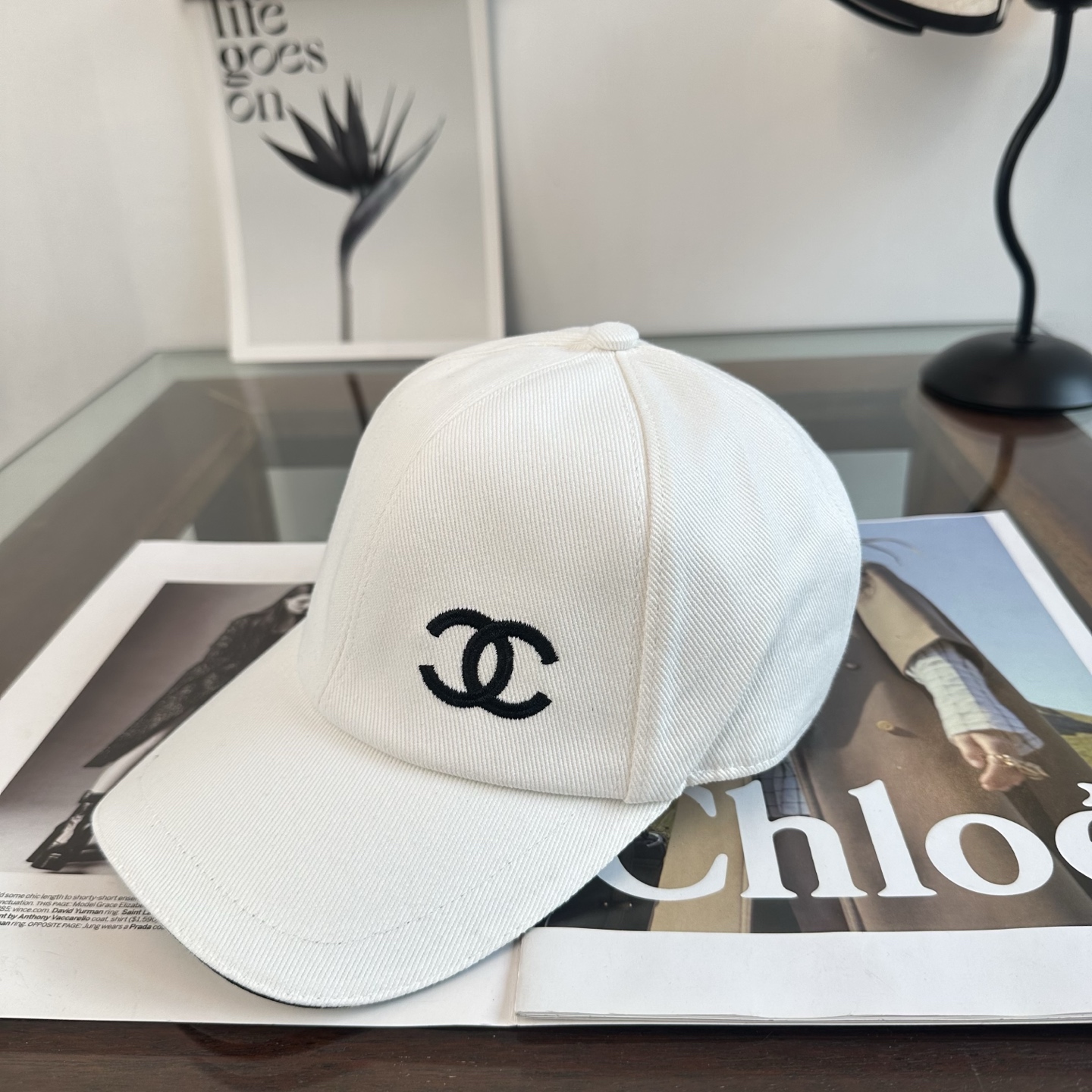 CHANEL香奈儿 新款简约logo棒球帽，新款出货，大牌款超好搭配，赶紧入手！