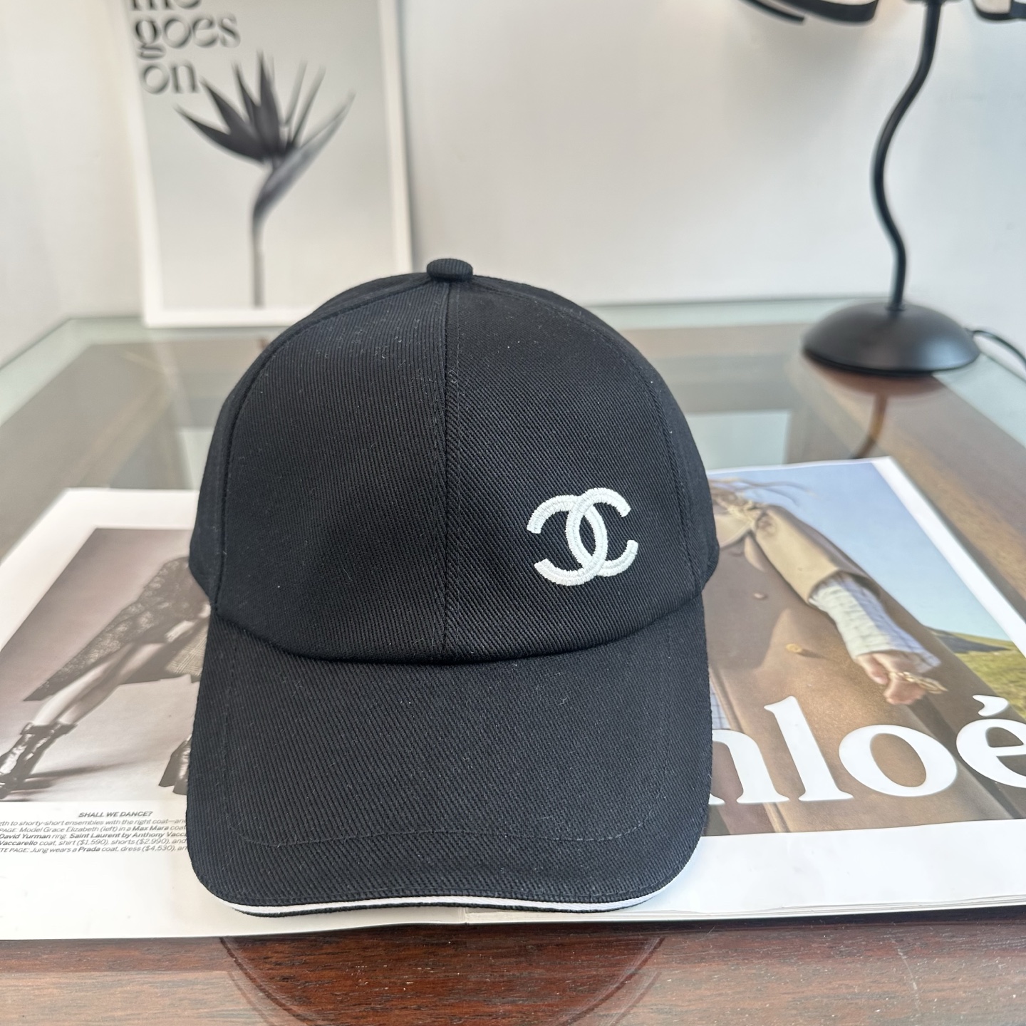 CHANEL香奈儿 新款简约logo棒球帽，新款出货，大牌款超好搭配，赶紧入手！