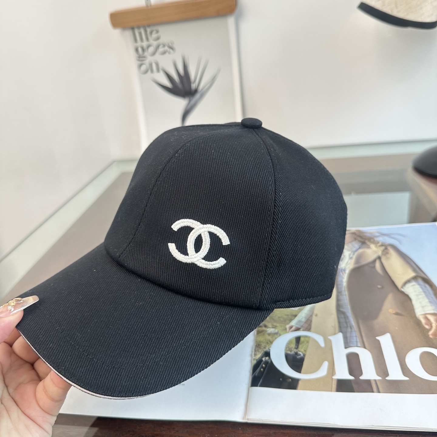 CHANEL香奈儿 新款简约logo棒球帽，新款出货，大牌款超好搭配，赶紧入手！
