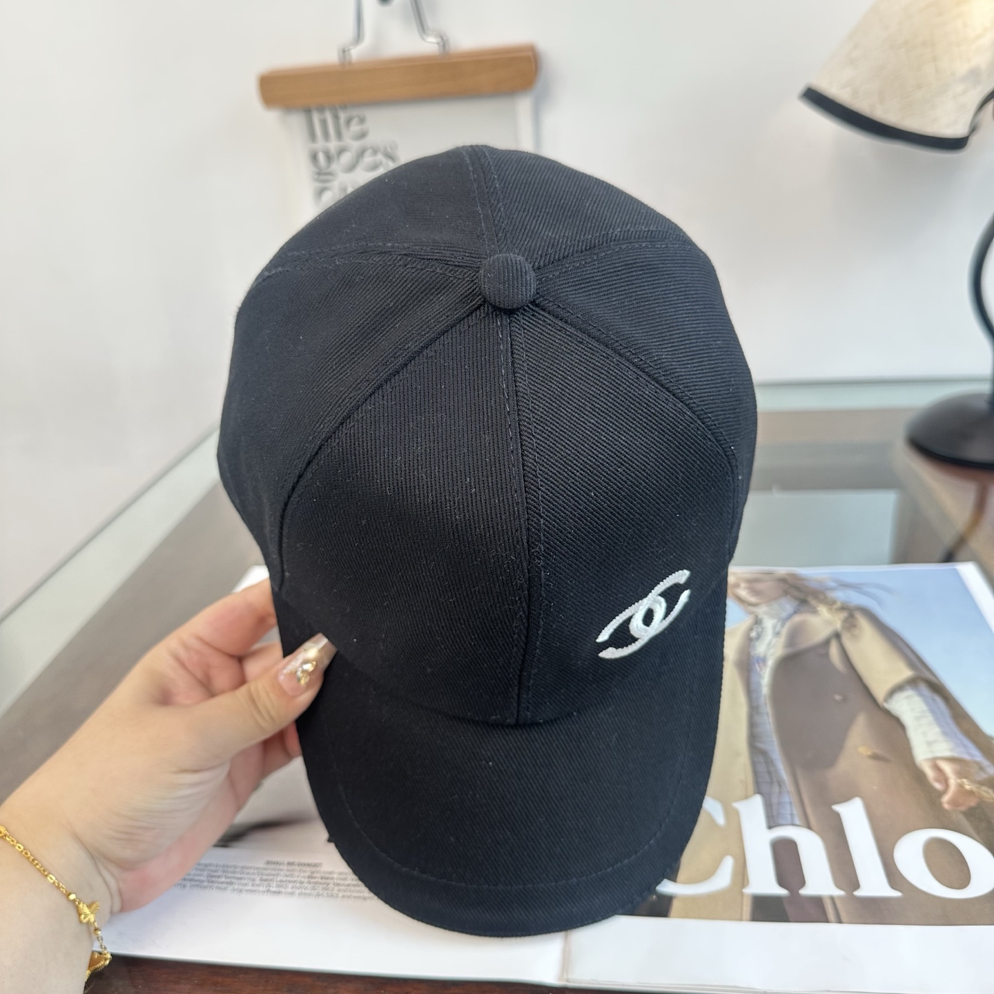 CHANEL香奈儿 新款简约logo棒球帽，新款出货，大牌款超好搭配，赶紧入手！