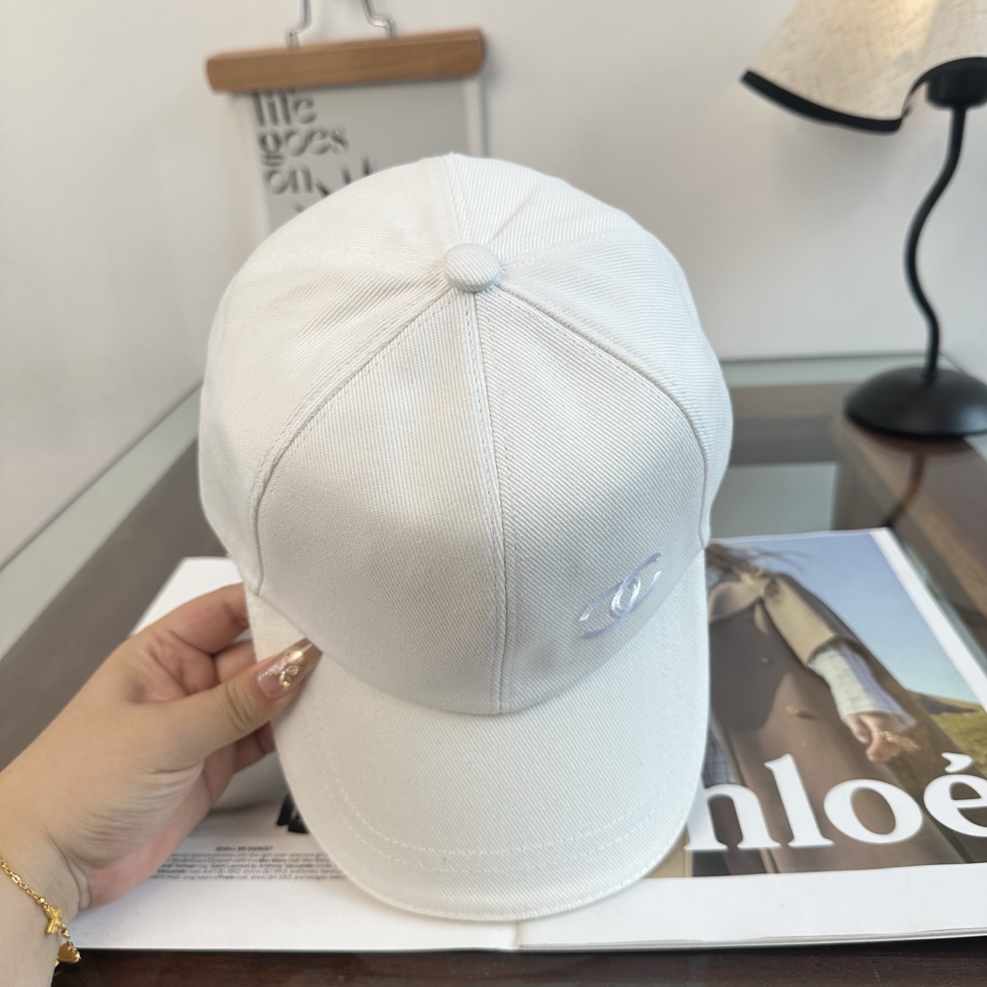 CHANEL香奈儿 新款简约logo棒球帽，新款出货，大牌款超好搭配，赶紧入手！