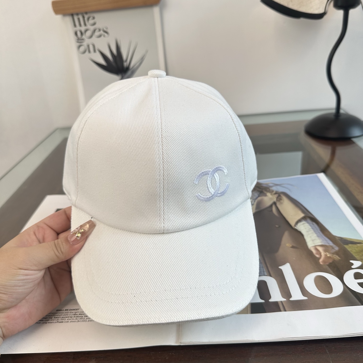 CHANEL香奈儿 新款简约logo棒球帽，新款出货，大牌款超好搭配，赶紧入手！