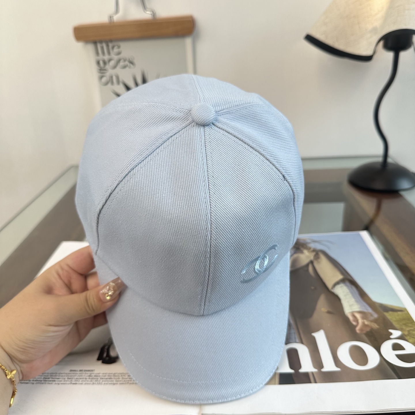CHANEL香奈儿 新款简约logo棒球帽，新款出货，大牌款超好搭配，赶紧入手！