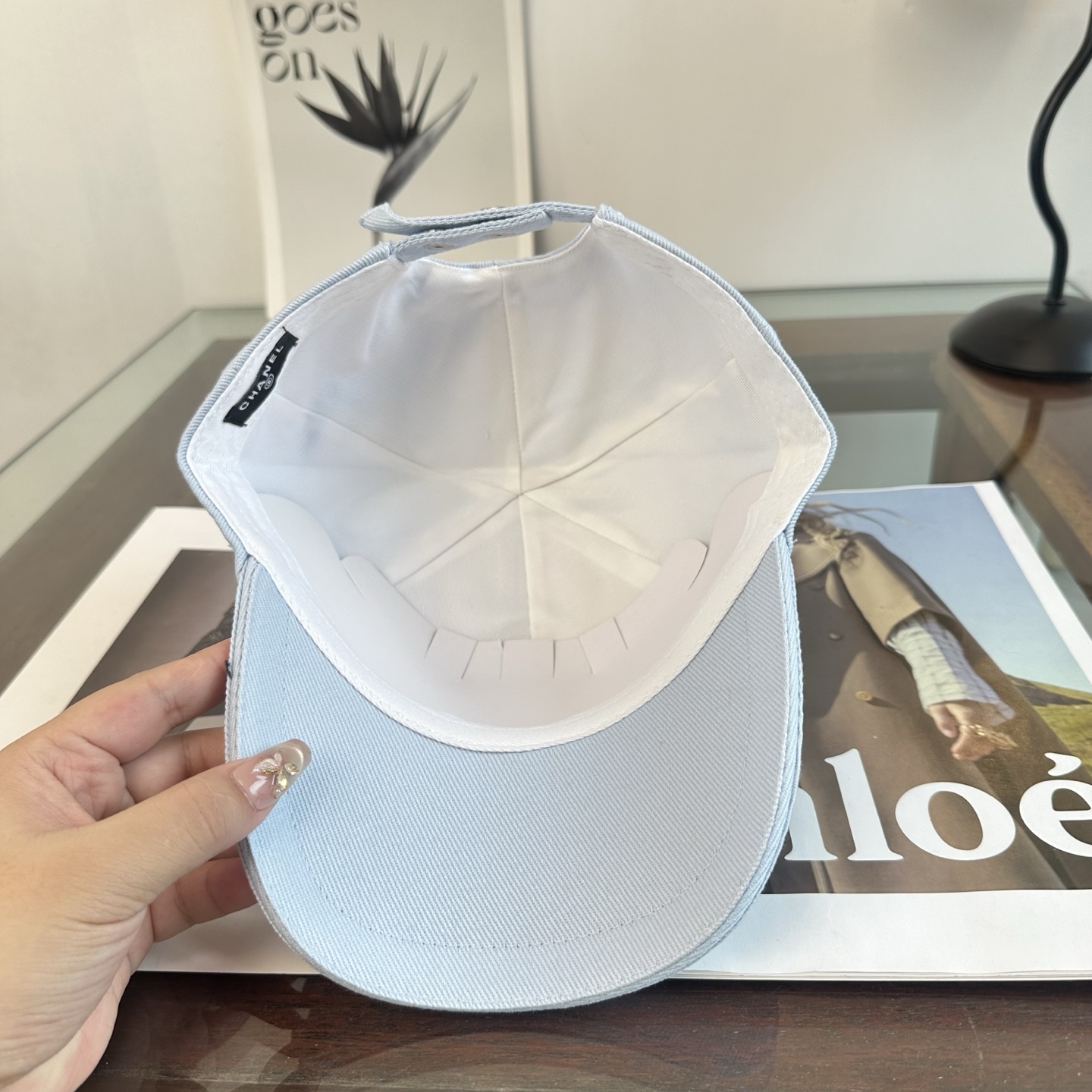 CHANEL香奈儿 新款简约logo棒球帽，新款出货，大牌款超好搭配，赶紧入手！