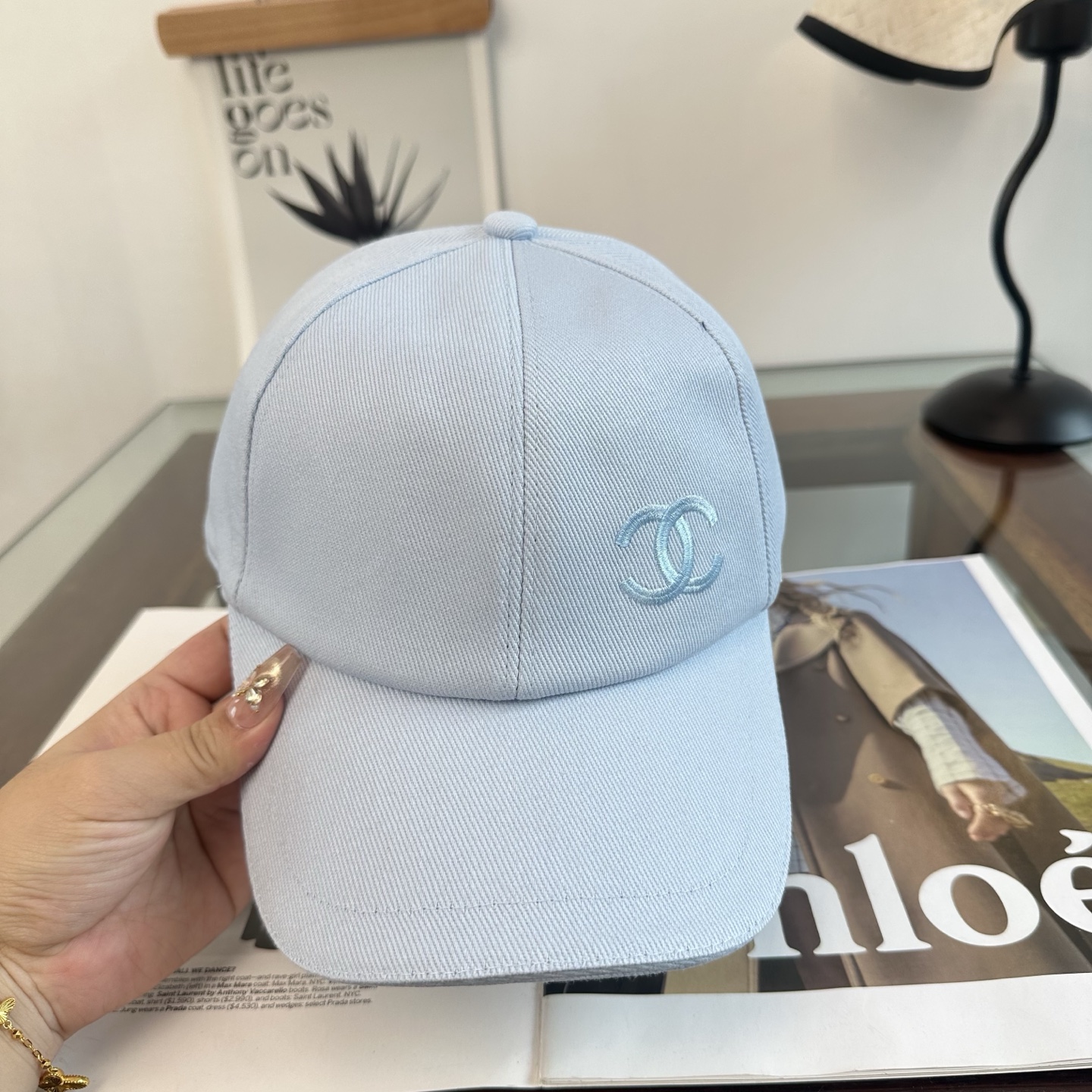 CHANEL香奈儿 新款简约logo棒球帽，新款出货，大牌款超好搭配，赶紧入手！