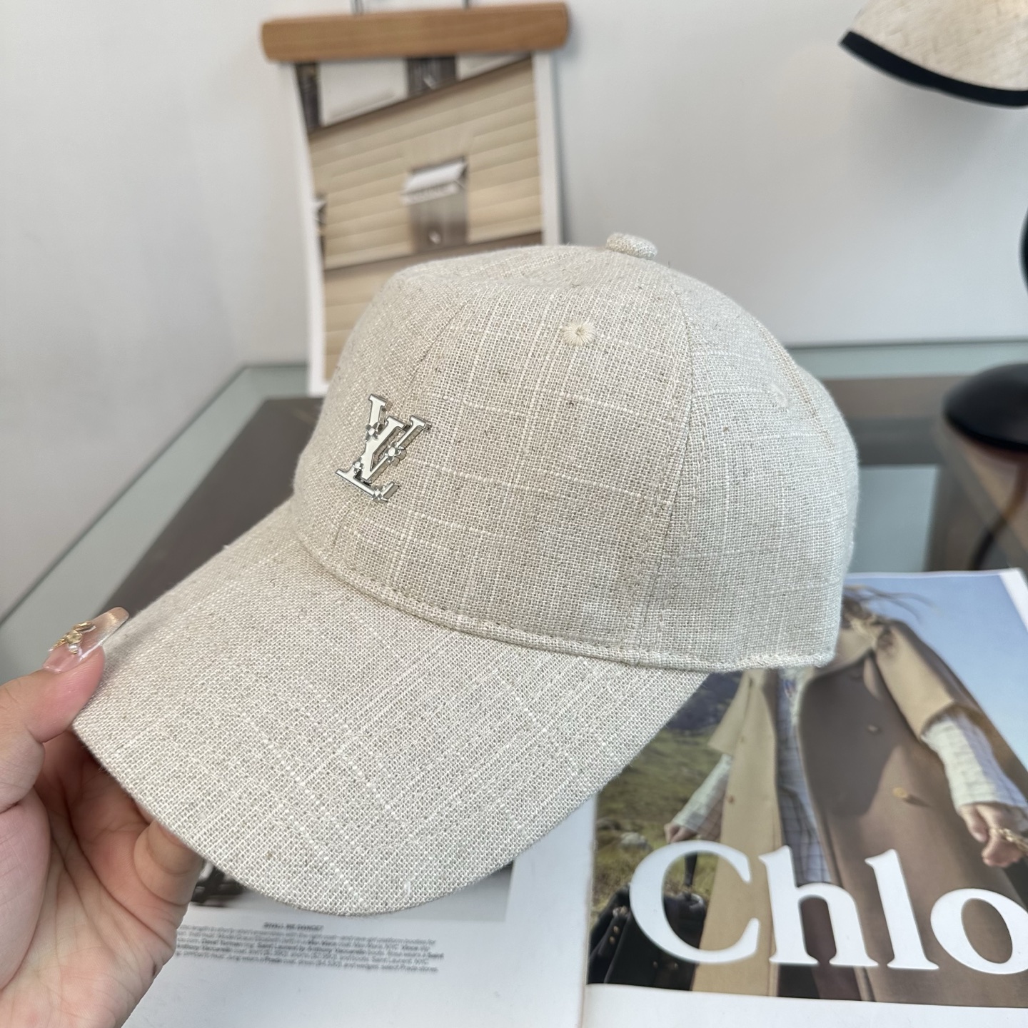 🧢路易威登棒球帽 LouisVuitton😍新款LV棒球帽，重工打造♥️高端大气，百搭款🤗男女通用！