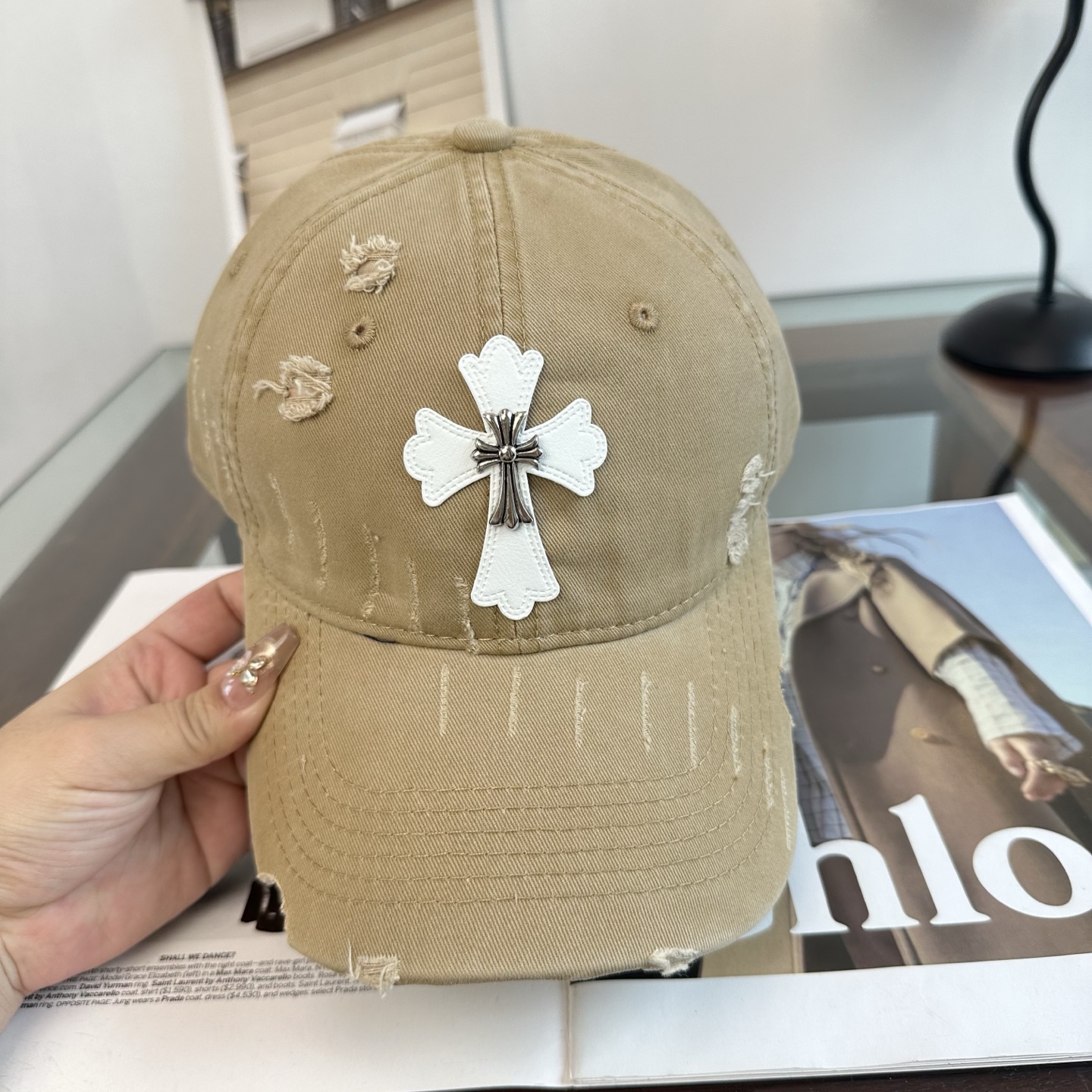 Chrome hearts 克罗心 新款十字架 高品质棒球帽，高端定制版！网红时尚博主同款！墙裂推荐！质