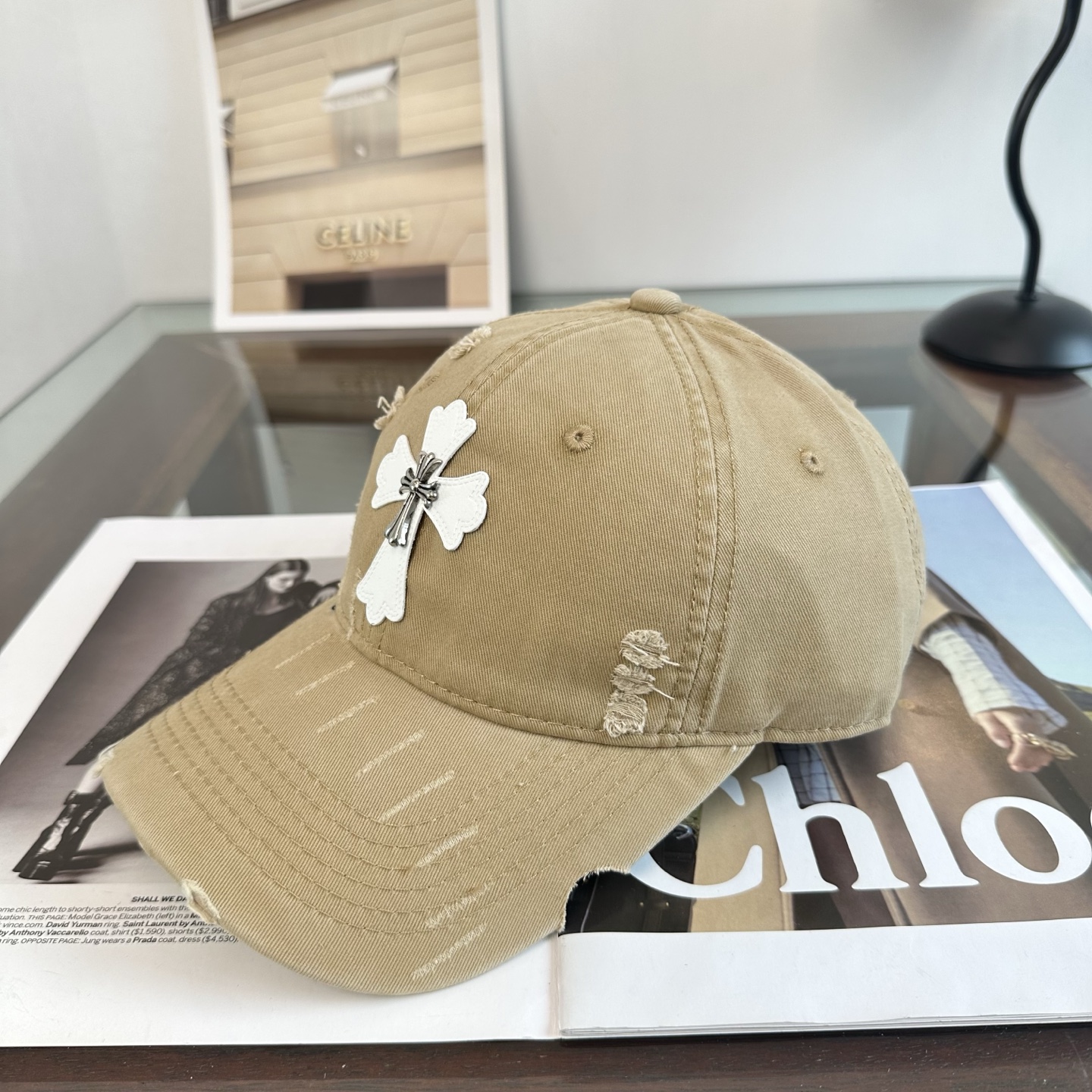 Chrome hearts 克罗心 新款十字架 高品质棒球帽，高端定制版！网红时尚博主同款！墙裂推荐！质
