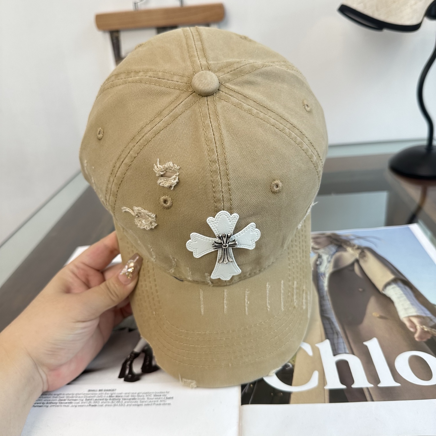 Chrome hearts 克罗心 新款十字架 高品质棒球帽，高端定制版！网红时尚博主同款！墙裂推荐！质