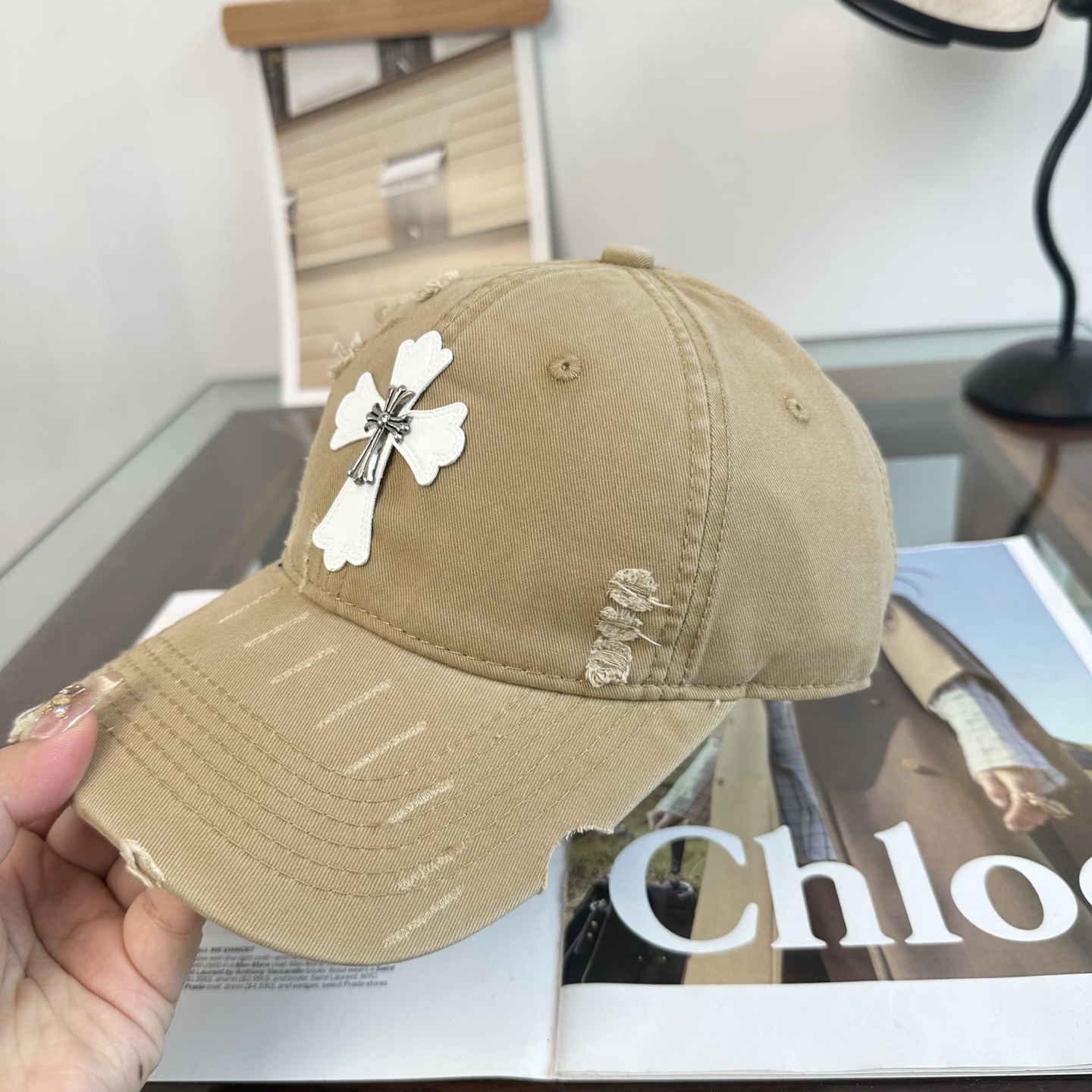 Chrome hearts 克罗心 新款十字架 高品质棒球帽，高端定制版！网红时尚博主同款！墙裂推荐！质