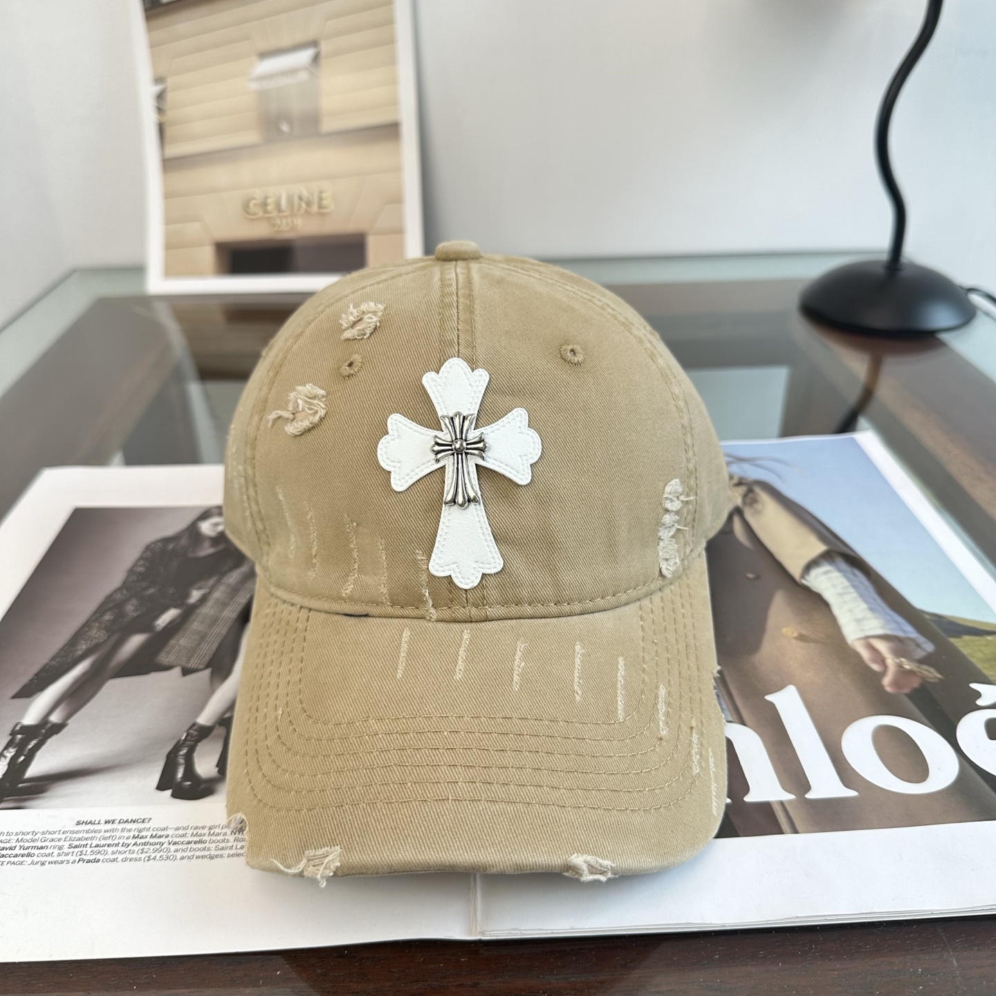Chrome hearts 克罗心 新款十字架 高品质棒球帽，高端定制版！网红时尚博主同款！墙裂推荐！质