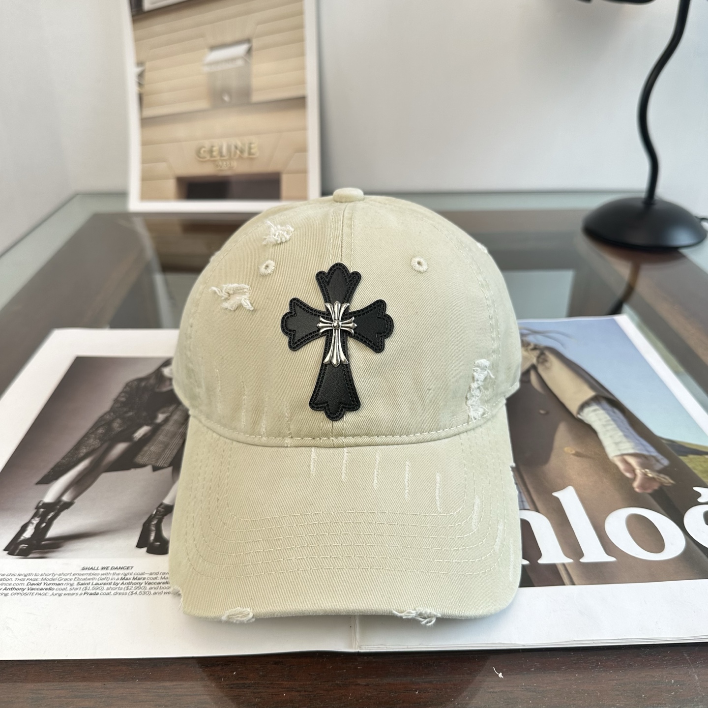 Chrome hearts 克罗心 新款十字架 高品质棒球帽，高端定制版！网红时尚博主同款！墙裂推荐！质