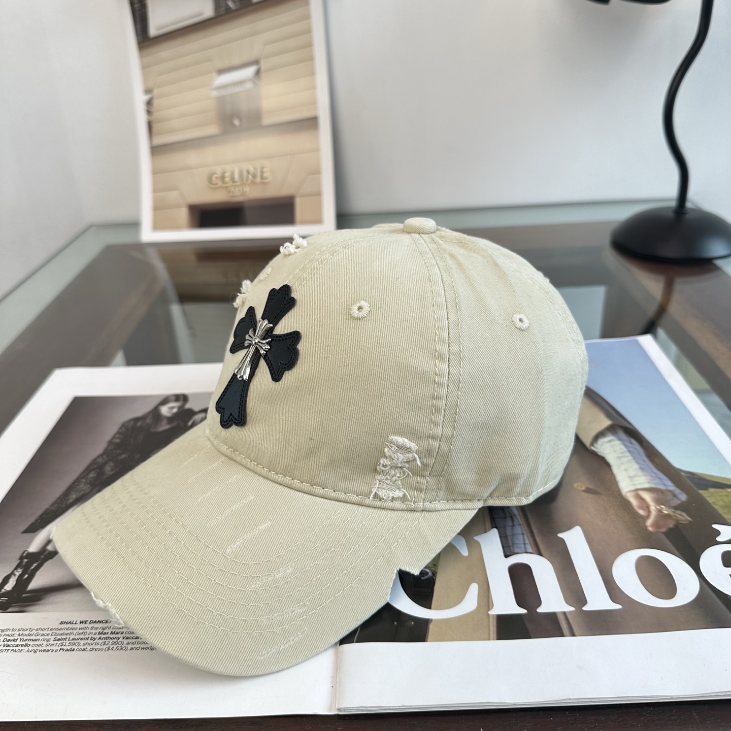 Chrome hearts 克罗心 新款十字架 高品质棒球帽，高端定制版！网红时尚博主同款！墙裂推荐！质