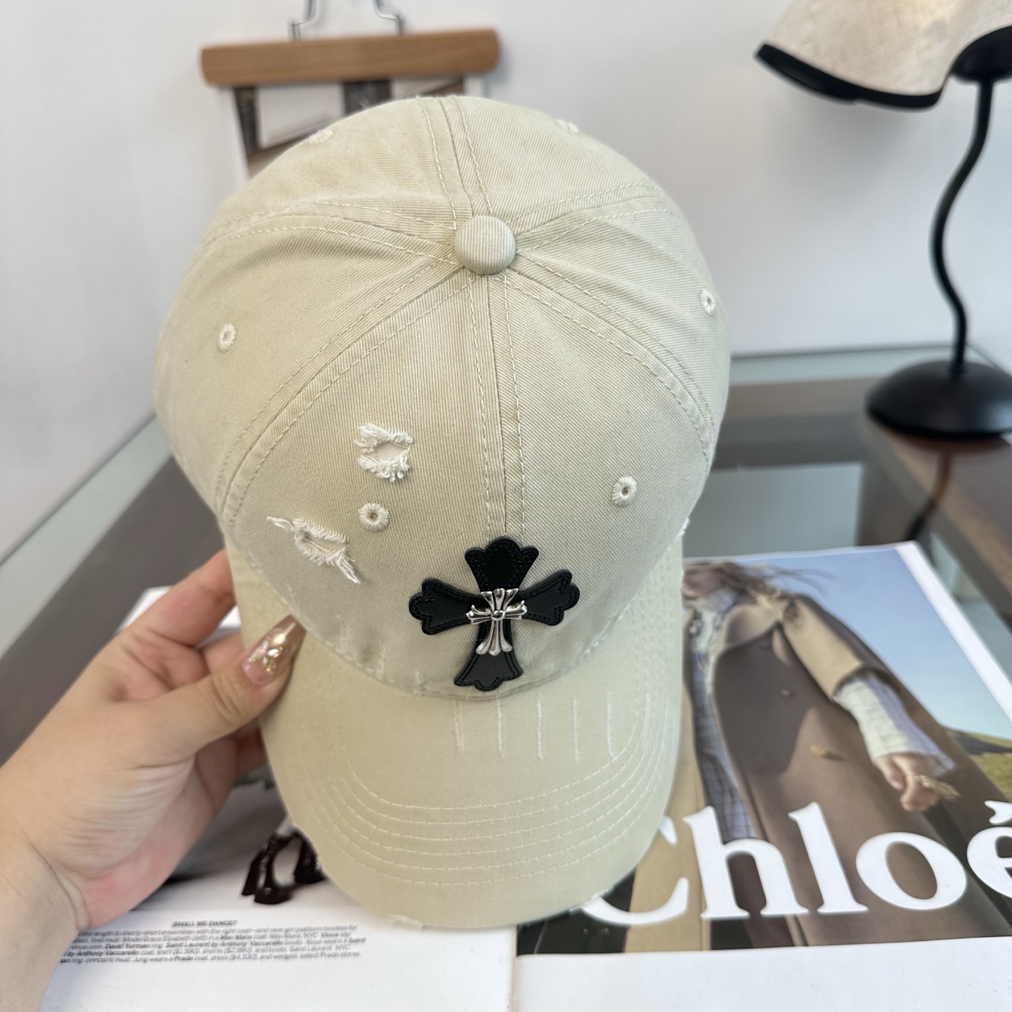 Chrome hearts 克罗心 新款十字架 高品质棒球帽，高端定制版！网红时尚博主同款！墙裂推荐！质