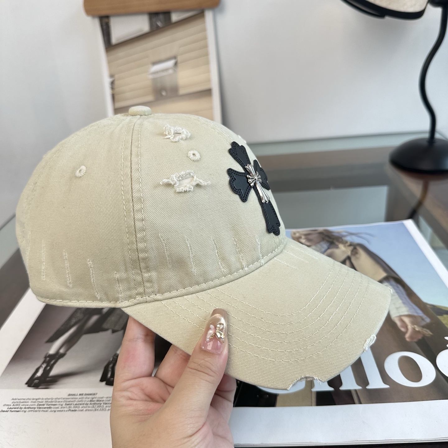 Chrome hearts 克罗心 新款十字架 高品质棒球帽，高端定制版！网红时尚博主同款！墙裂推荐！质