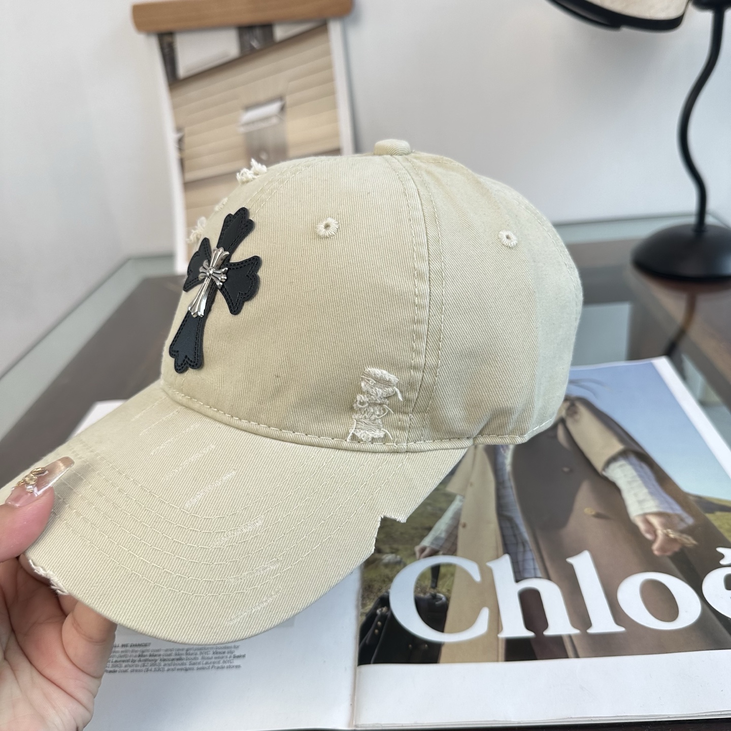 Chrome hearts 克罗心 新款十字架 高品质棒球帽，高端定制版！网红时尚博主同款！墙裂推荐！质