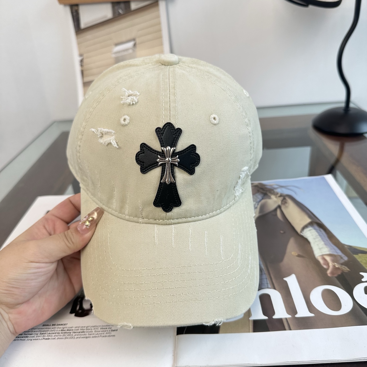 Chrome hearts 克罗心 新款十字架 高品质棒球帽，高端定制版！网红时尚博主同款！墙裂推荐！质