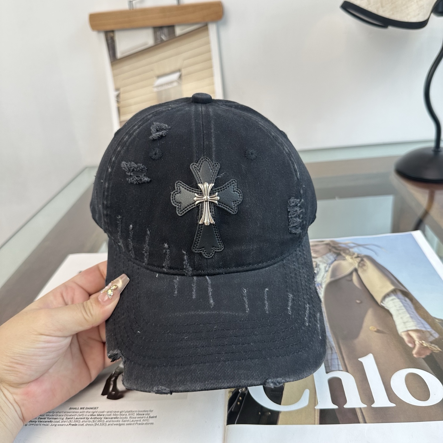 Chrome hearts 克罗心 新款十字架 高品质棒球帽，高端定制版！网红时尚博主同款！墙裂推荐！质