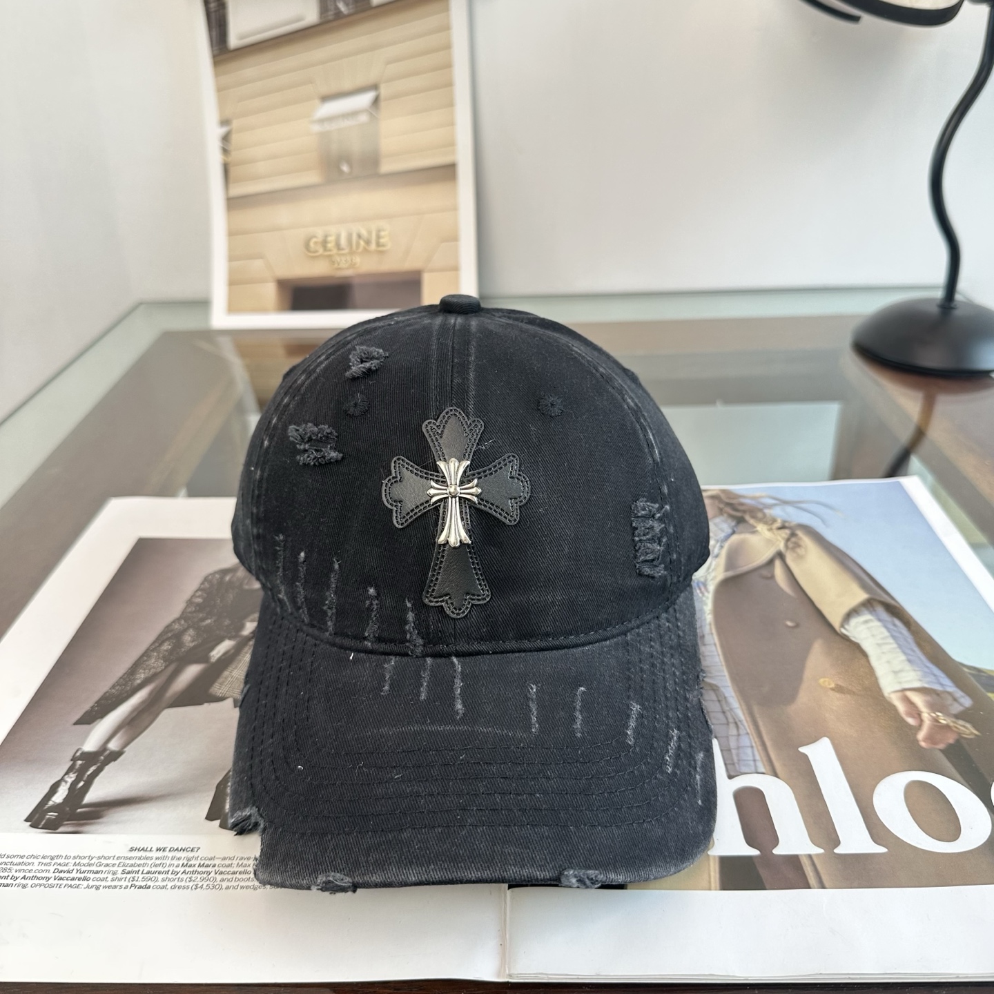 Chrome hearts 克罗心 新款十字架 高品质棒球帽，高端定制版！网红时尚博主同款！墙裂推荐！质