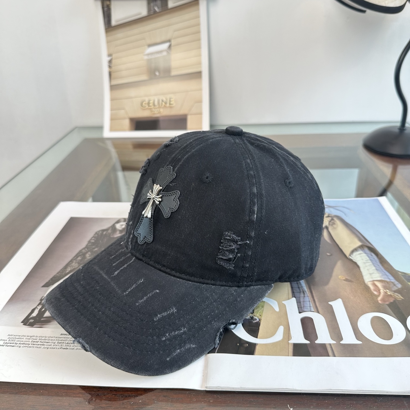 Chrome hearts 克罗心 新款十字架 高品质棒球帽，高端定制版！网红时尚博主同款！墙裂推荐！质