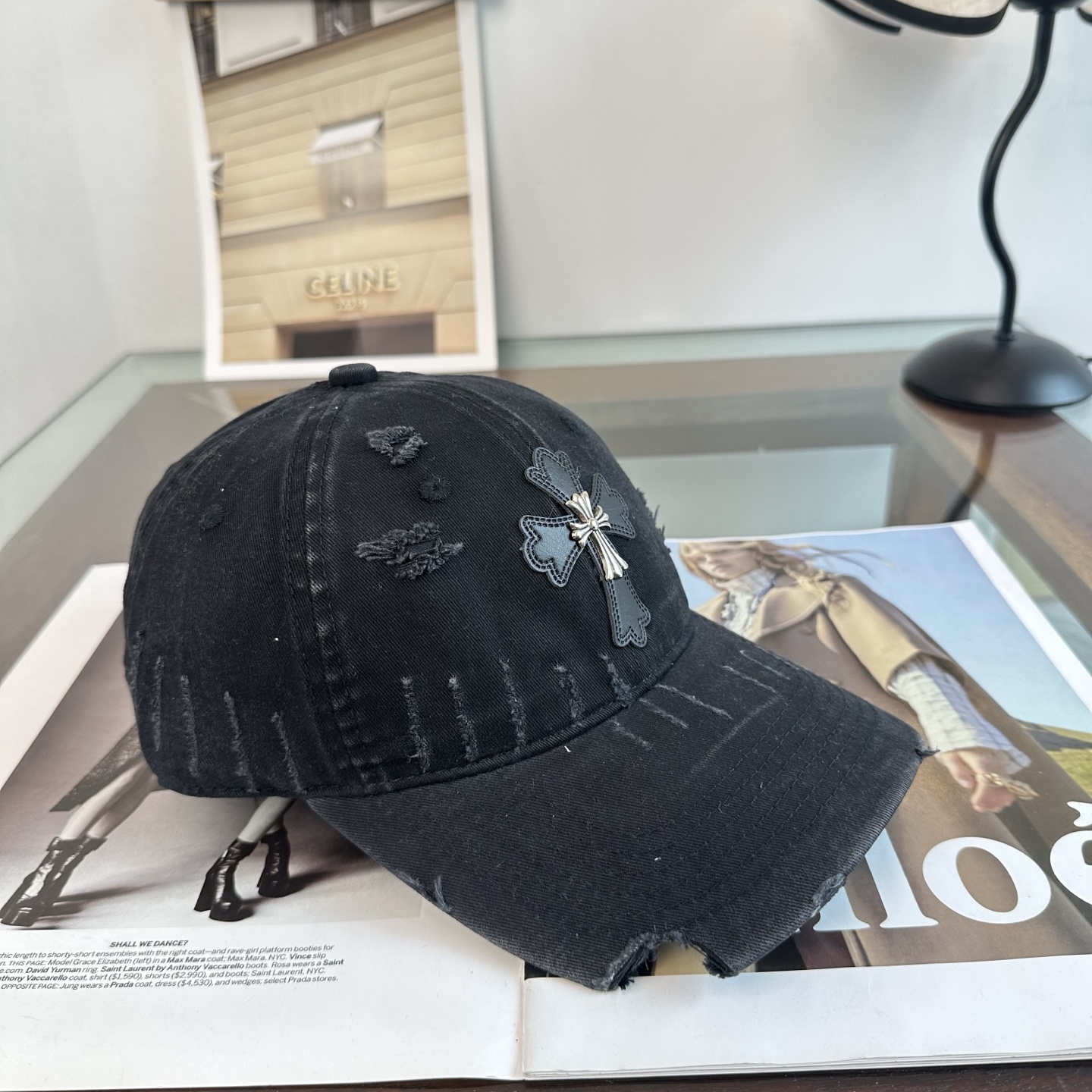 Chrome hearts 克罗心 新款十字架 高品质棒球帽，高端定制版！网红时尚博主同款！墙裂推荐！质