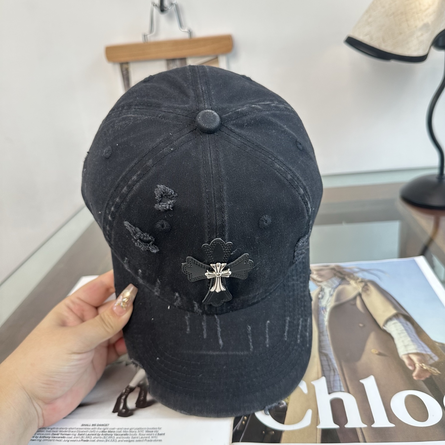 Chrome hearts 克罗心 新款十字架 高品质棒球帽，高端定制版！网红时尚博主同款！墙裂推荐！质