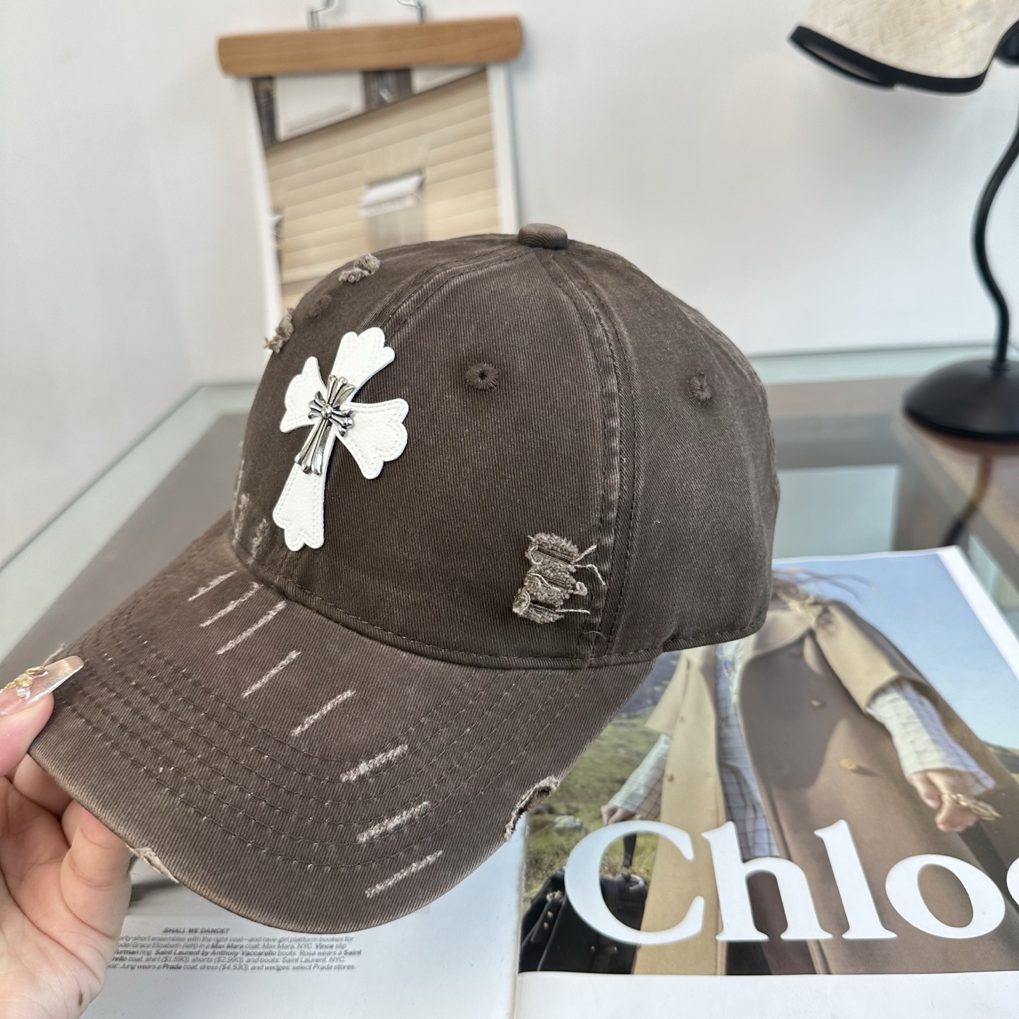 Chrome hearts 克罗心 新款十字架 高品质棒球帽，高端定制版！网红时尚博主同款！墙裂推荐！质