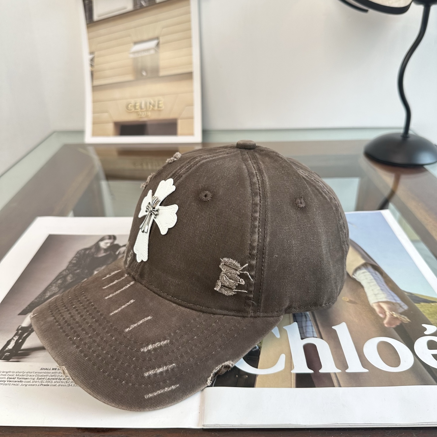Chrome hearts 克罗心 新款十字架 高品质棒球帽，高端定制版！网红时尚博主同款！墙裂推荐！质