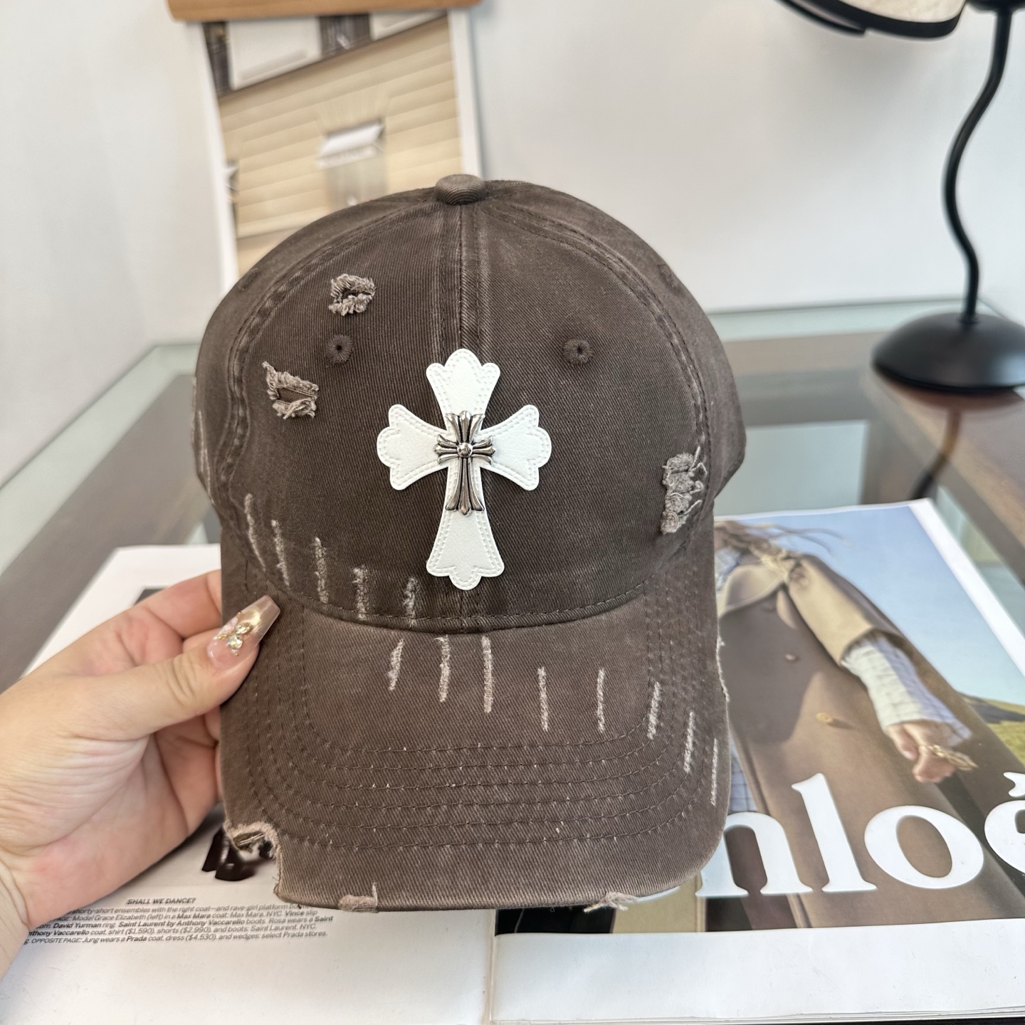 Chrome hearts 克罗心 新款十字架 高品质棒球帽，高端定制版！网红时尚博主同款！墙裂推荐！质