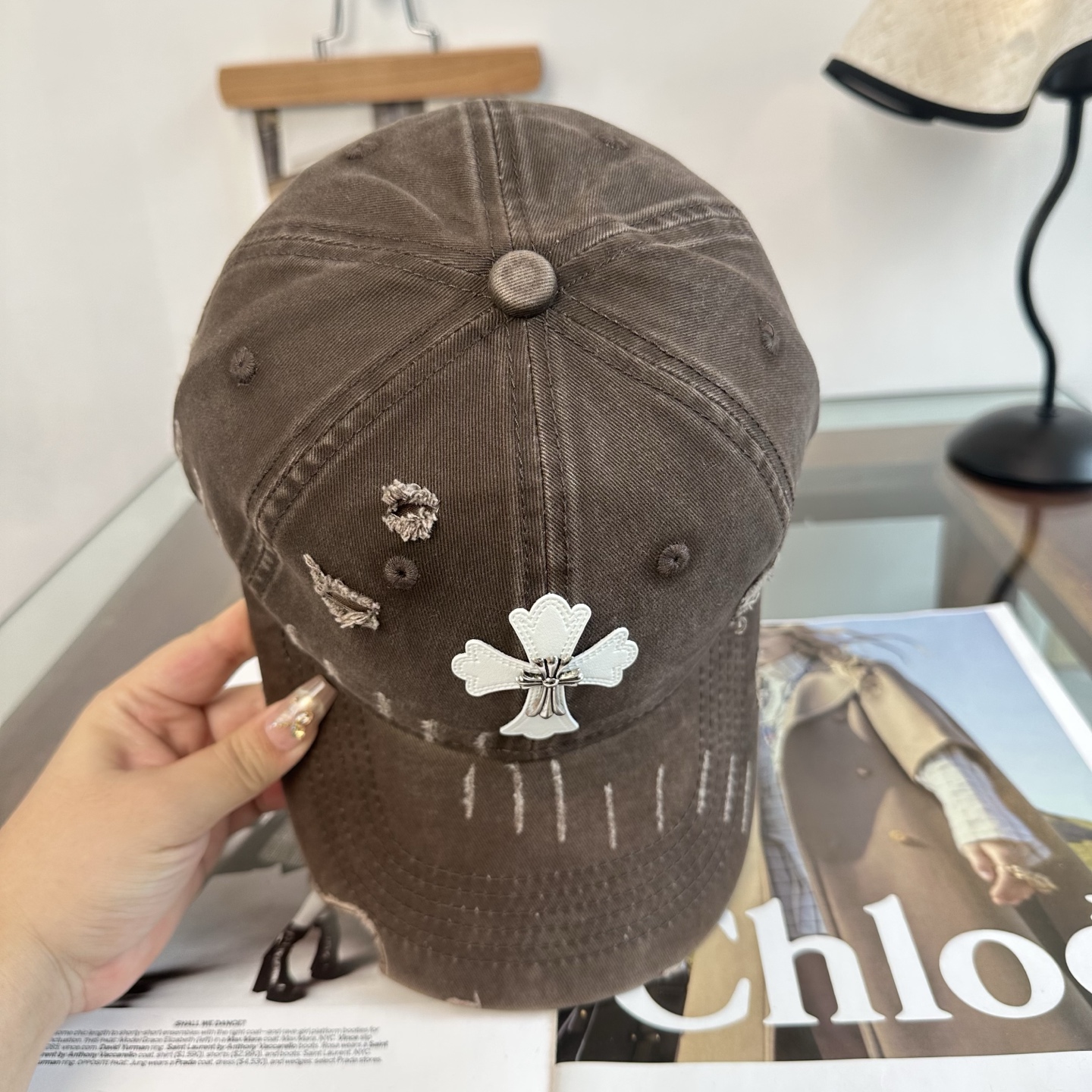 Chrome hearts 克罗心 新款十字架 高品质棒球帽，高端定制版！网红时尚博主同款！墙裂推荐！质