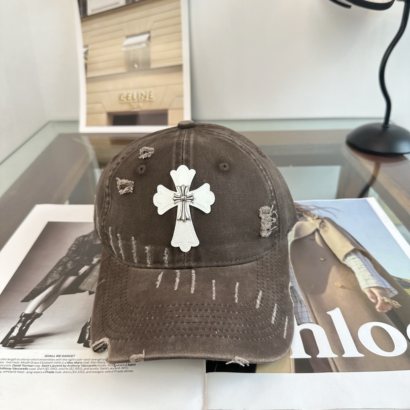 Chrome hearts 克罗心 新款十字架 高品质棒球帽，高端定制版！网红时尚博主同款！墙裂推荐！质