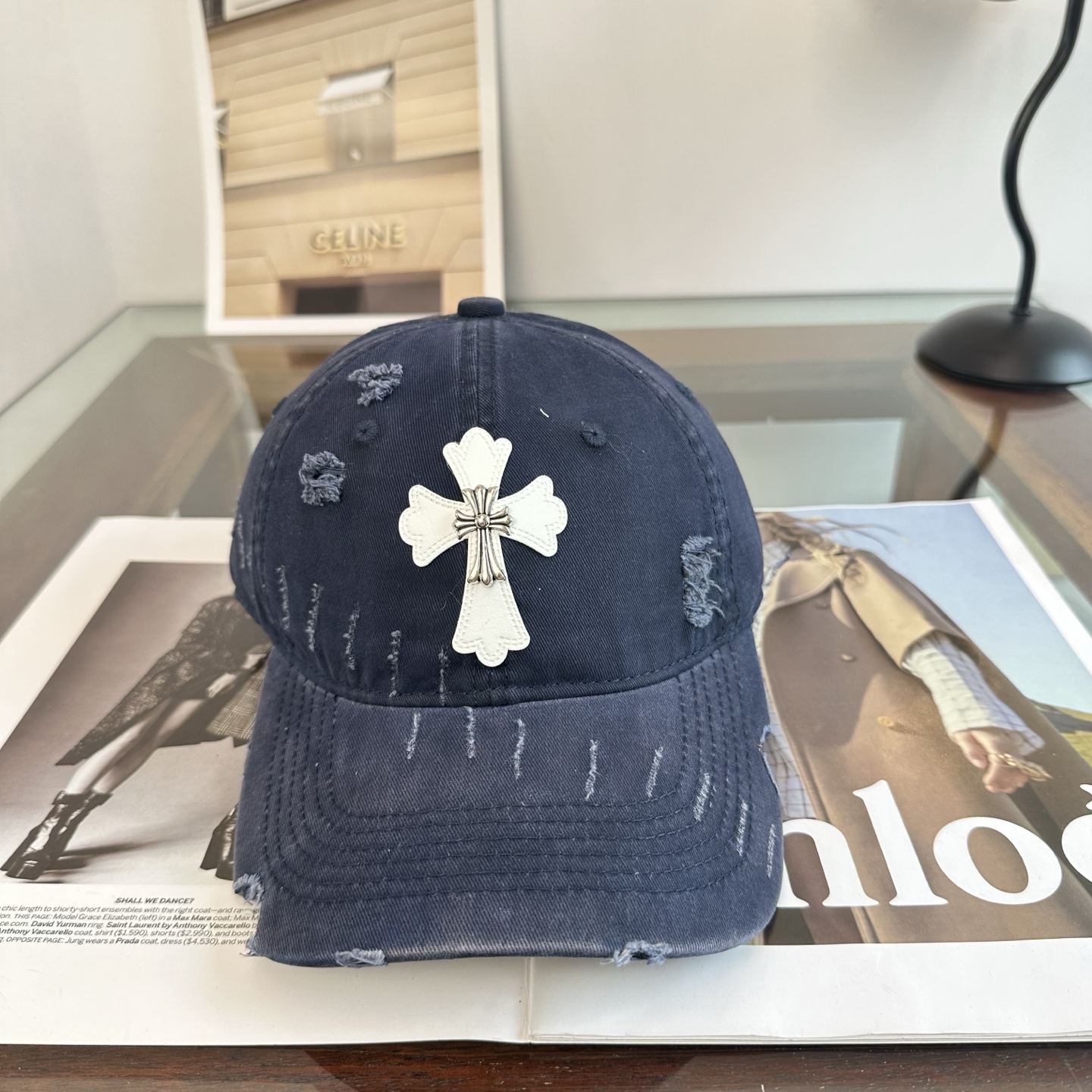 Chrome hearts 克罗心 新款十字架 高品质棒球帽，高端定制版！网红时尚博主同款！墙裂推荐！质