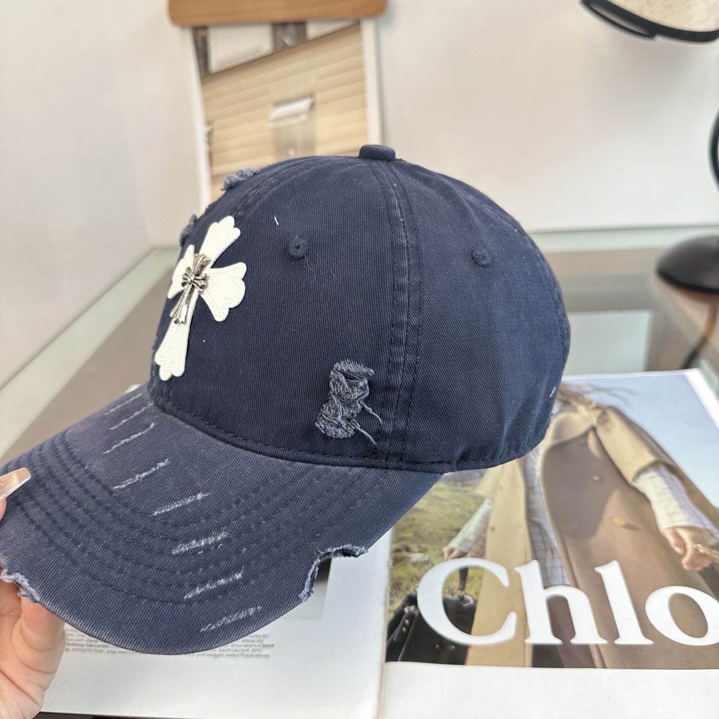 Chrome hearts 克罗心 新款十字架 高品质棒球帽，高端定制版！网红时尚博主同款！墙裂推荐！质