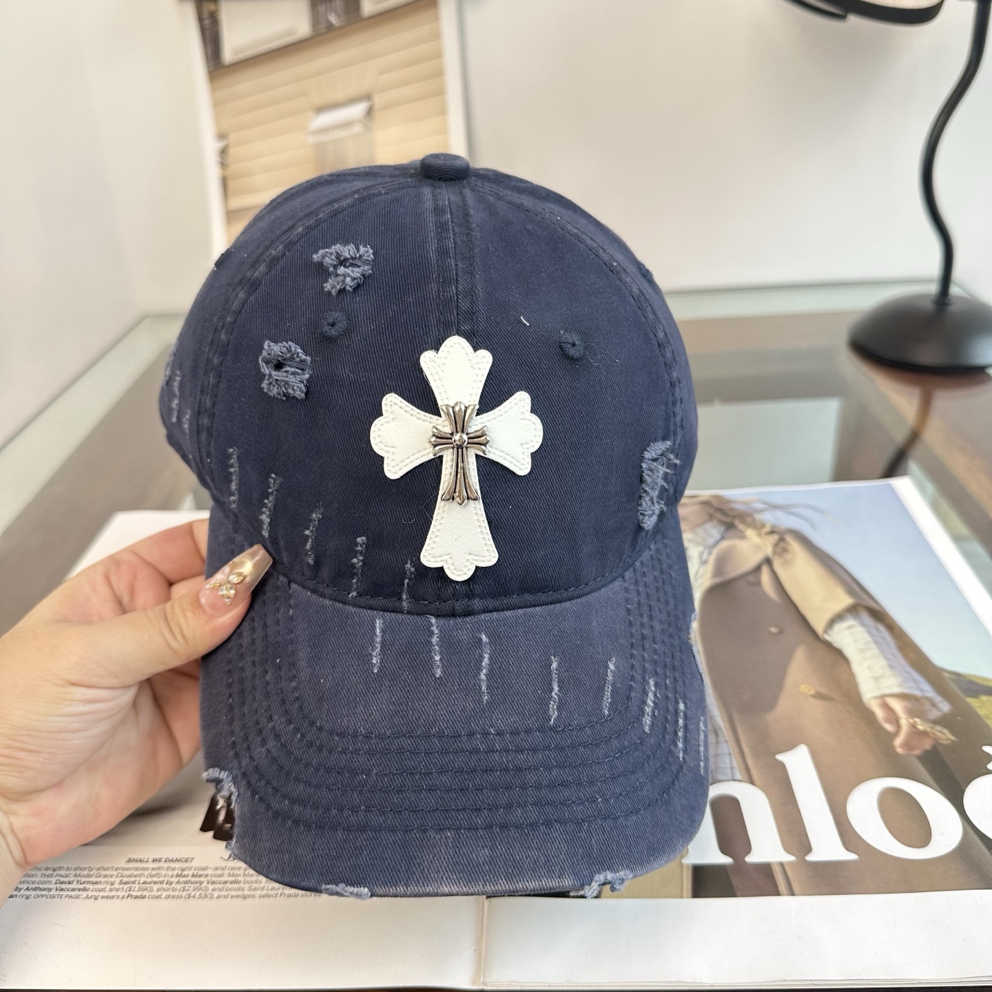 Chrome hearts 克罗心 新款十字架 高品质棒球帽，高端定制版！网红时尚博主同款！墙裂推荐！质